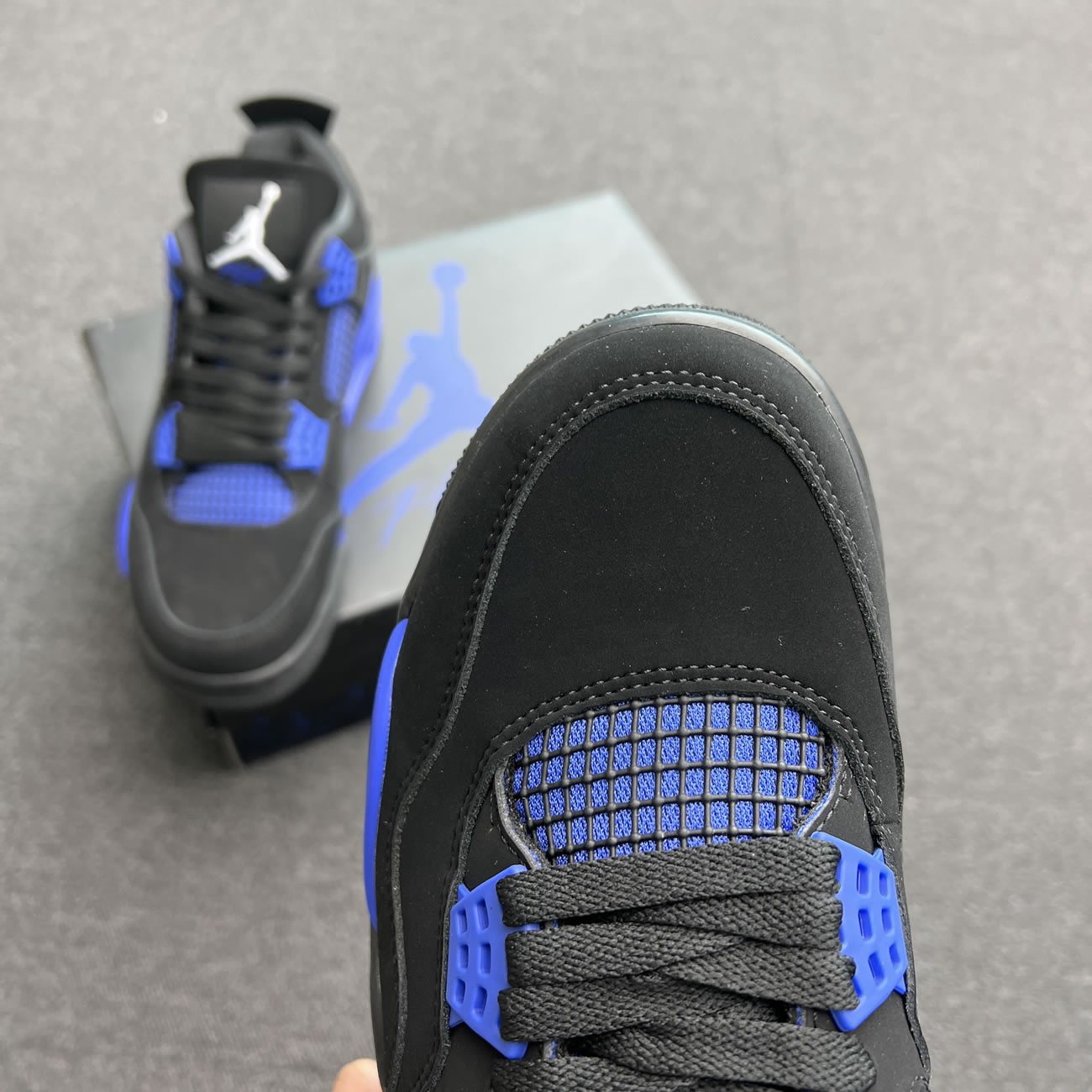 Air Jordan 4 Retro Black Game Royal Ct8527 018 (9) - newkick.app