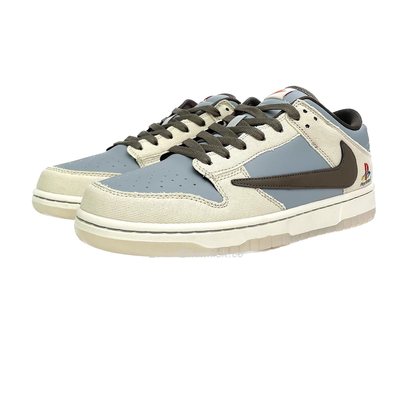 Nike Dunk Low Sp Travis Scott Brown Grey Cu1726 800 (2) - newkick.app