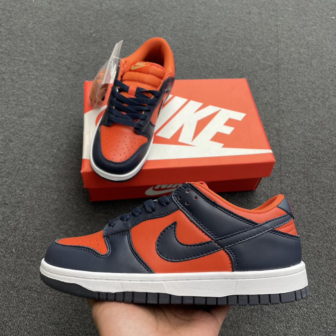 Nike Dunk Low Sp Champ Colors University Orange Marine 2020 Cu1727 800 (9) - newkick.app