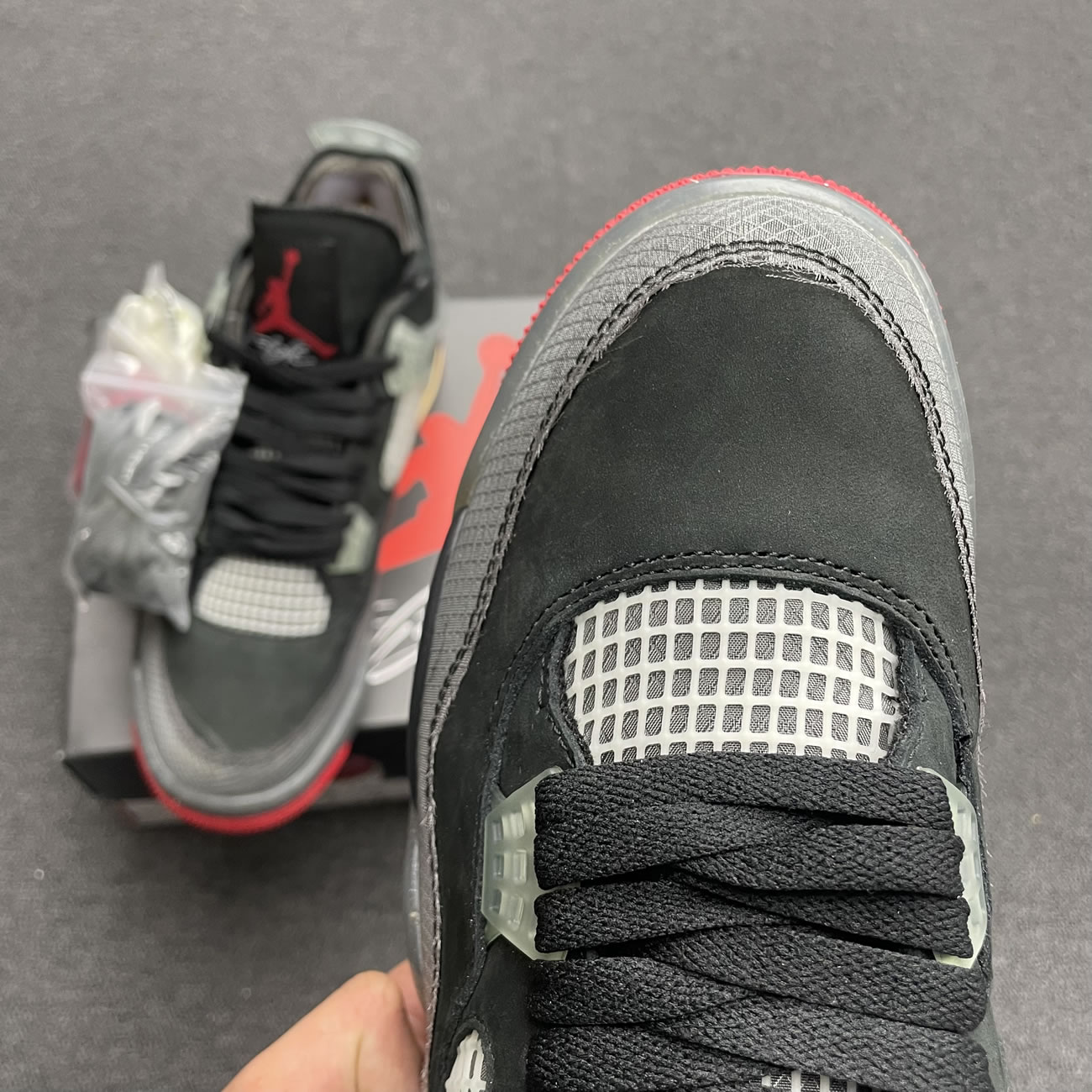 Off White X Air Jordan 4 Bred Black Red Release Date Cv9388 001 (3) - newkick.app