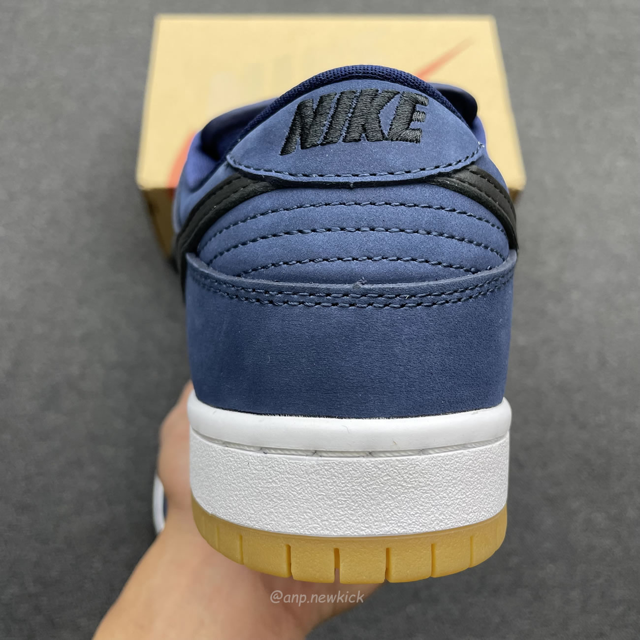 Nike Sb Dunk Low Navy Black Gum Cw7463 401 (5) - newkick.app