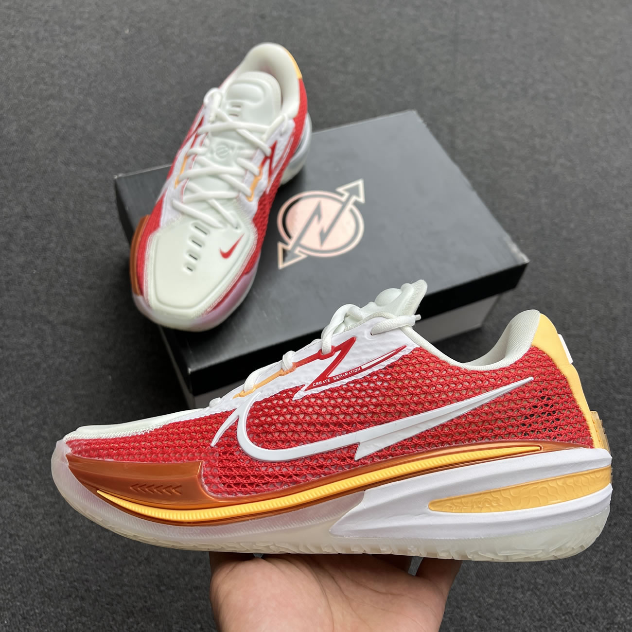 Nike Air Zoom Gt Cut University Red White Yellow (50) - newkick.app