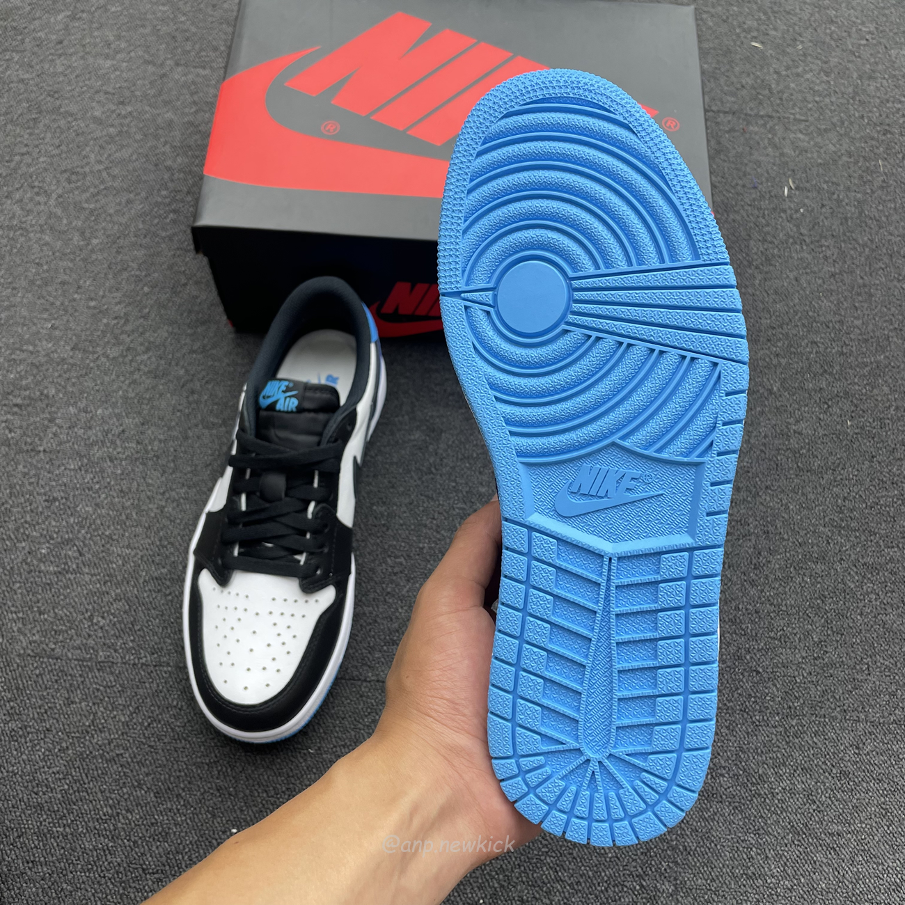 Air Jordan 1 Retro Low Og Black Dark Powder Blue Cz0790 104 (5) - newkick.app