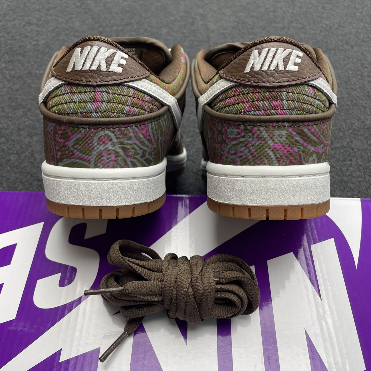 Nike Sb Dunk Low Pro Paisley Brown Dh7534 200 (10) - newkick.app