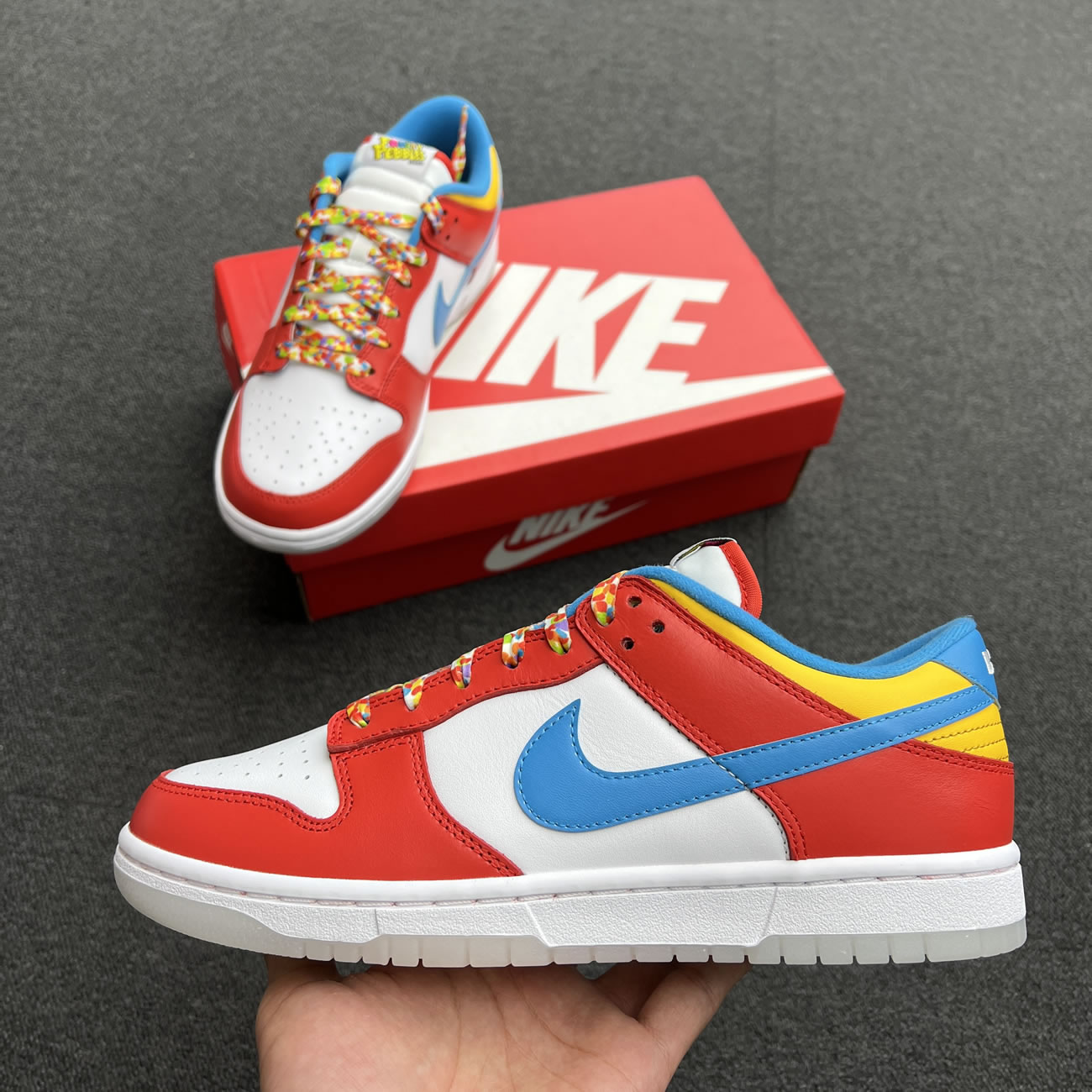 Nike Dunk Low Qs Lebron James Fruity Pebbles Dh8009 600 (9) - newkick.app