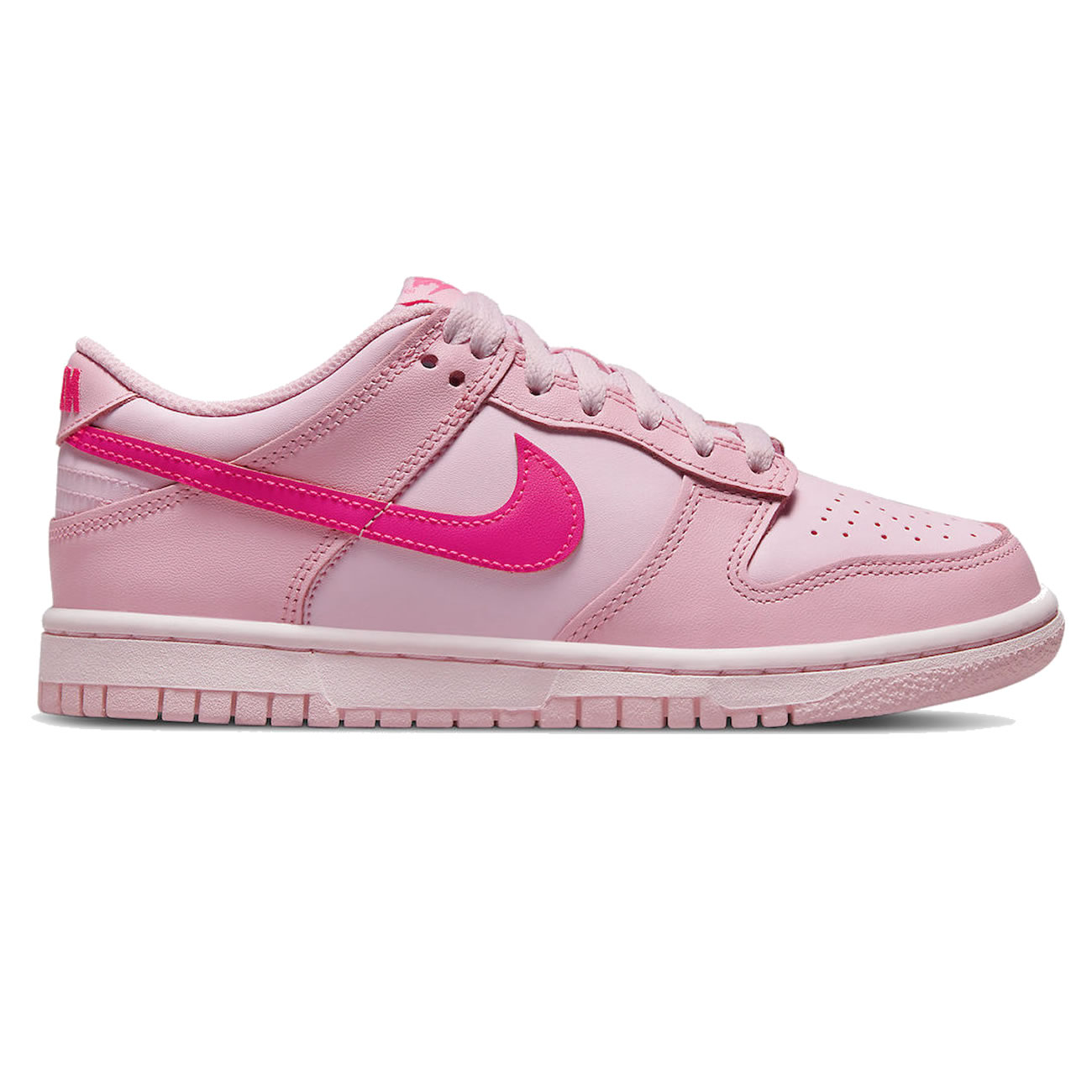 Nike Dunk Low Triple Pink Gs Dh9765 600 (2) - newkick.app