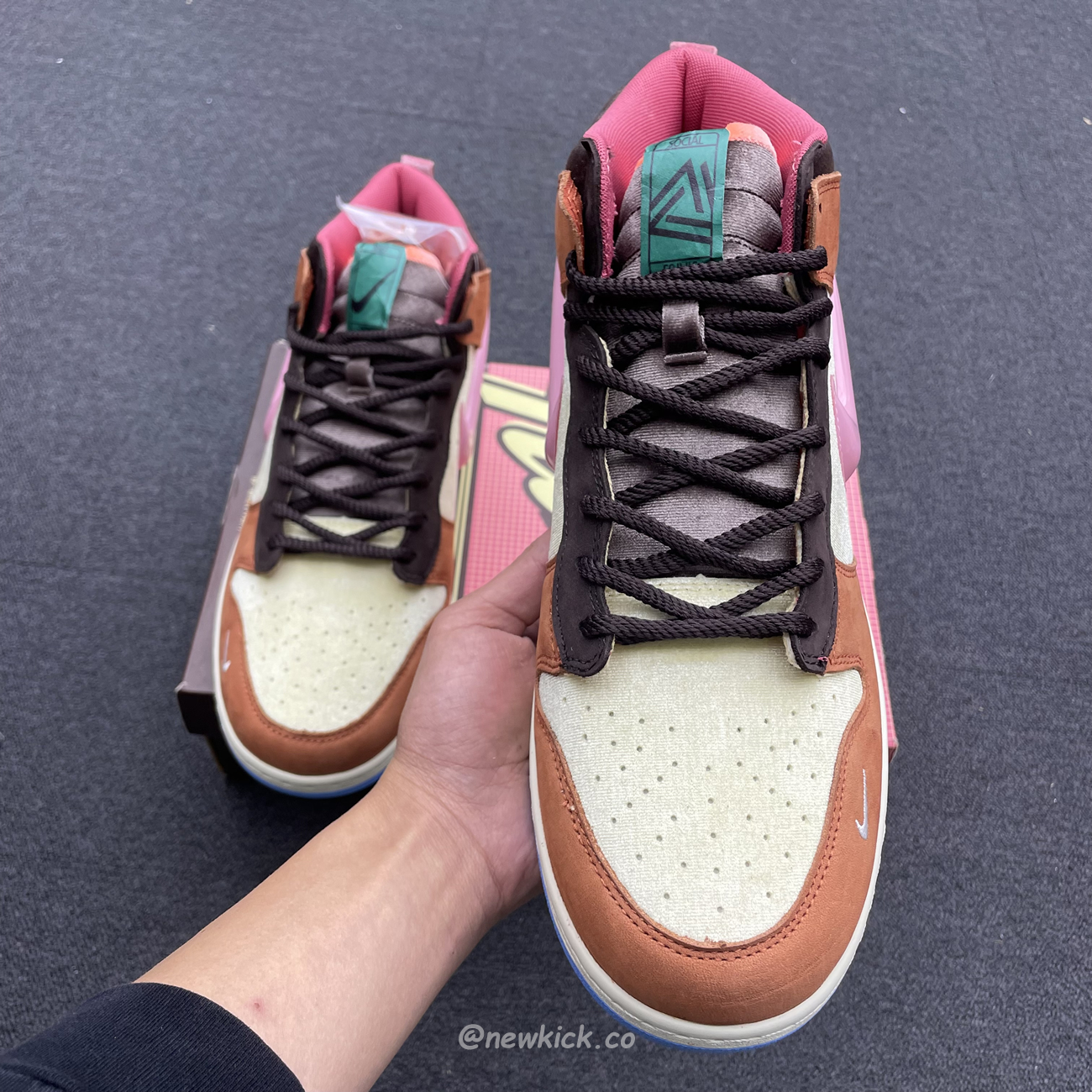 Nike Dunk Mid Social Status Free Lunch Chocolate Milk Dj1173 700 (10) - newkick.app