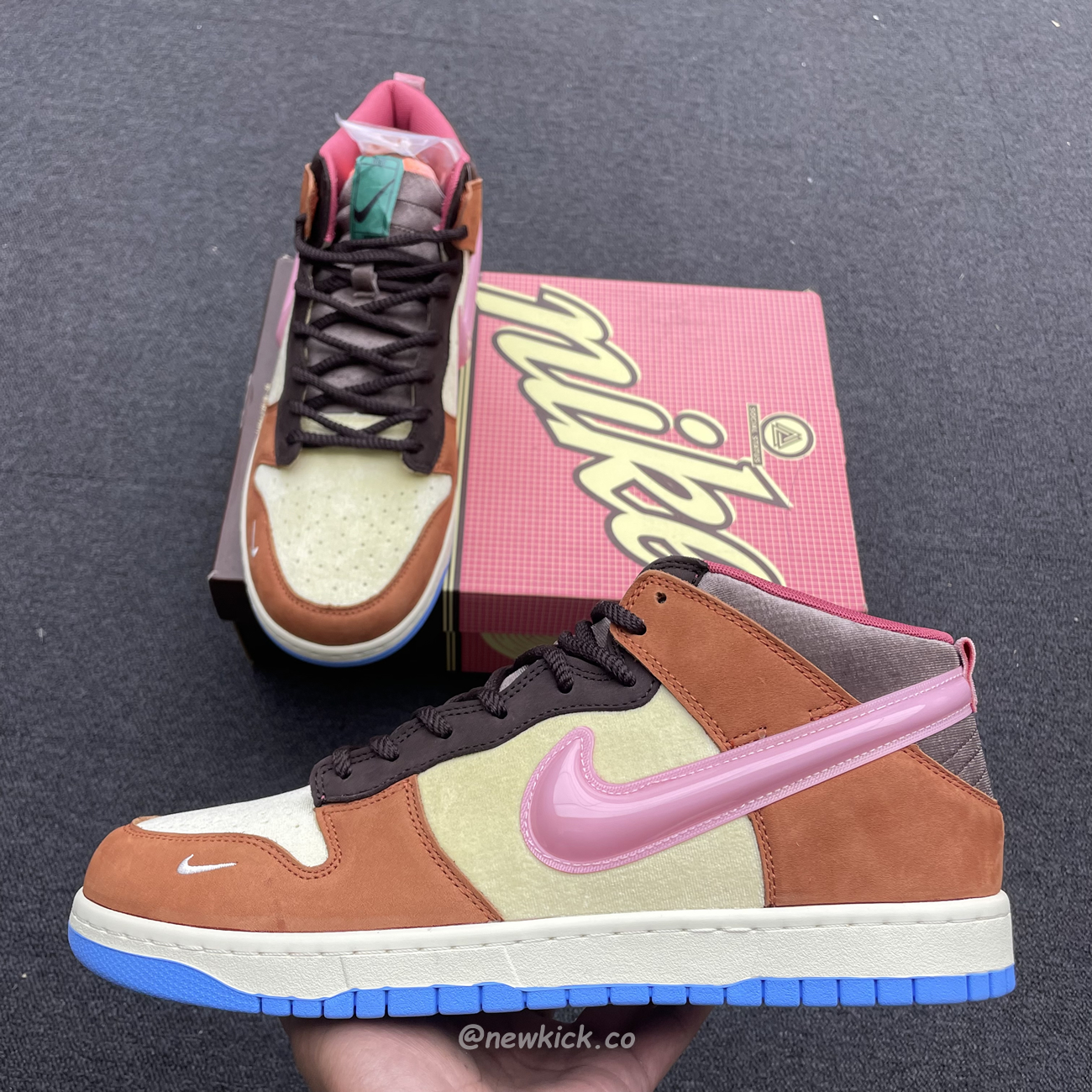 Nike Dunk Mid Social Status Free Lunch Chocolate Milk Dj1173 700 (11) - newkick.app