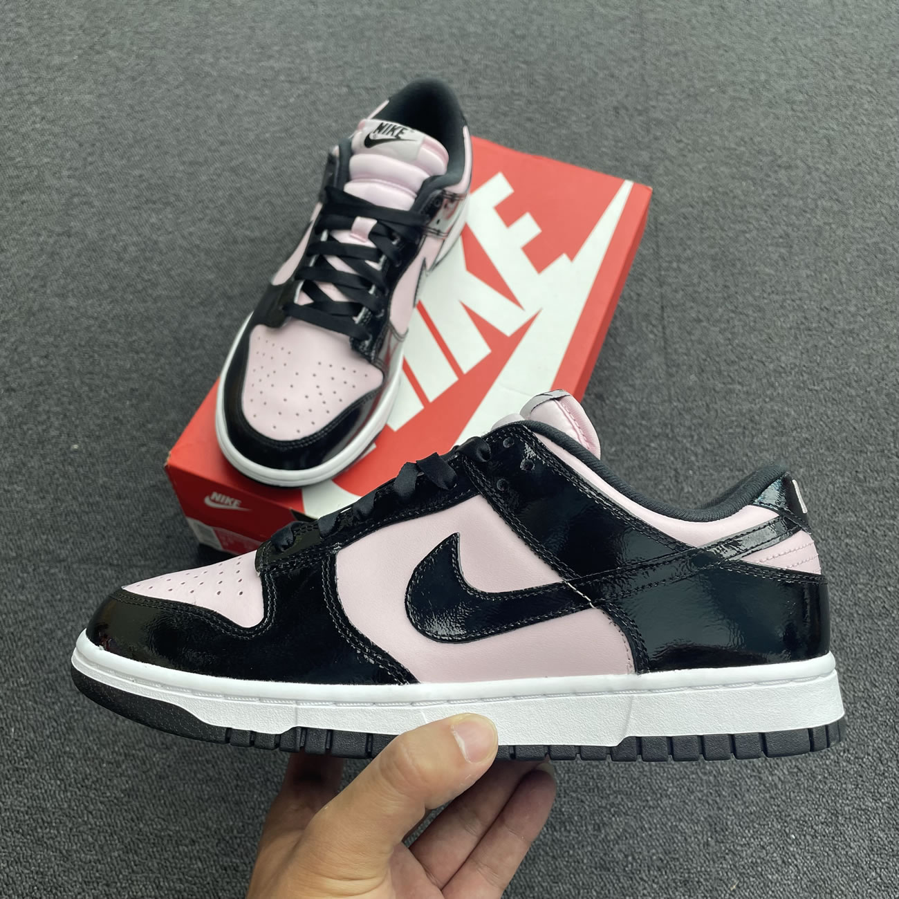 Nike Dunk Low Pink Foam Black W Dj9955 600 (8) - newkick.app