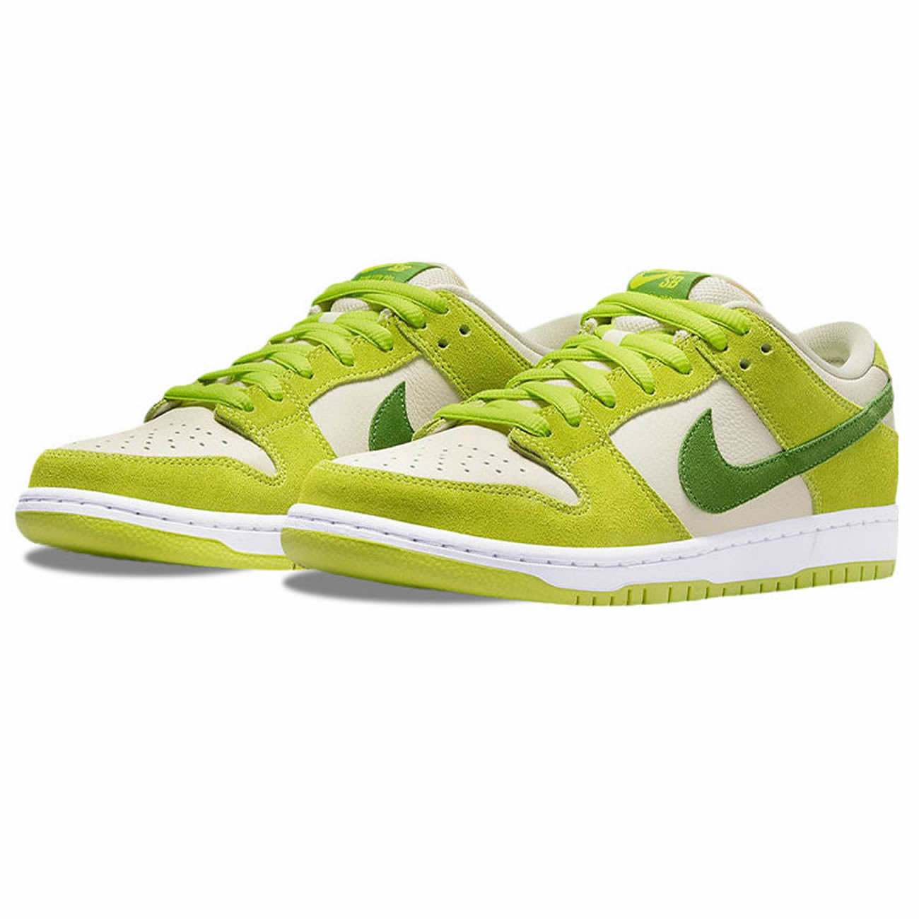 Nike Sb Skateboard Dunk Low Pro Green Apple Dm0807 300 (3) - newkick.app