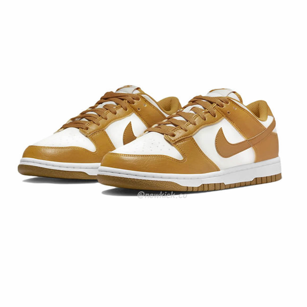 Nike Dunk Low Next Nature Phantom Gold Suede Dn1431 001 (3) - newkick.app