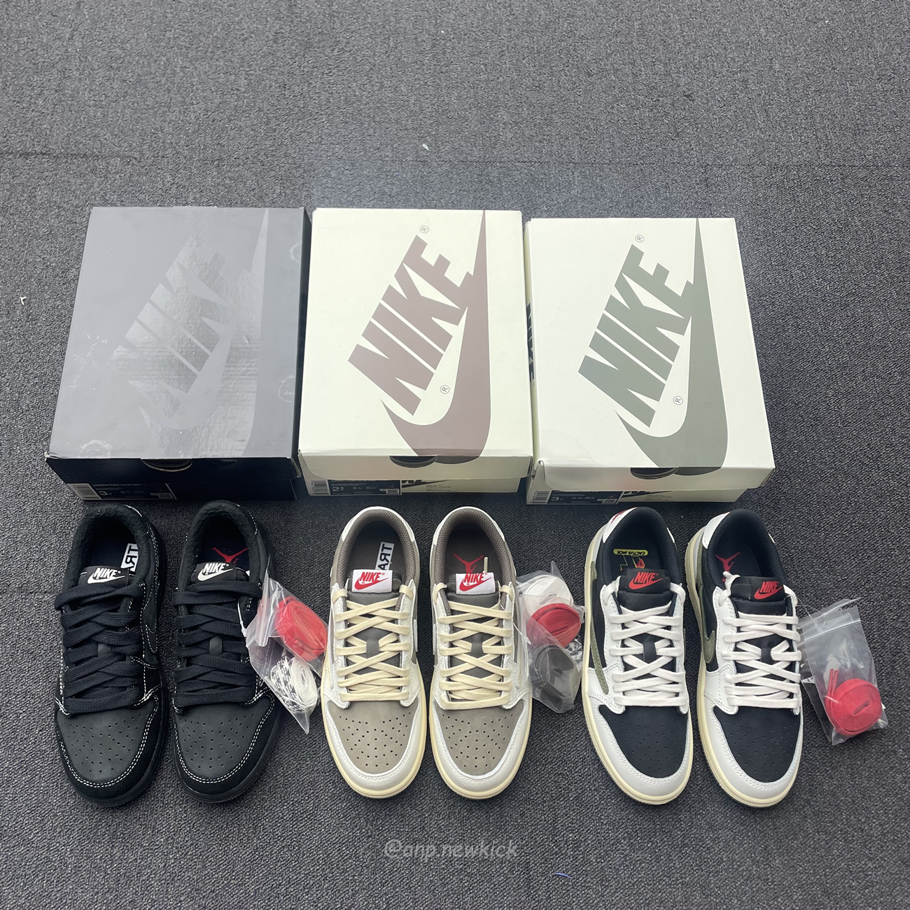 Air Jordan 1 Retro Low Og Sp Travis Scott Black Phantom Scott Olive Scott Reverse Mocha Ps (3) - newkick.app