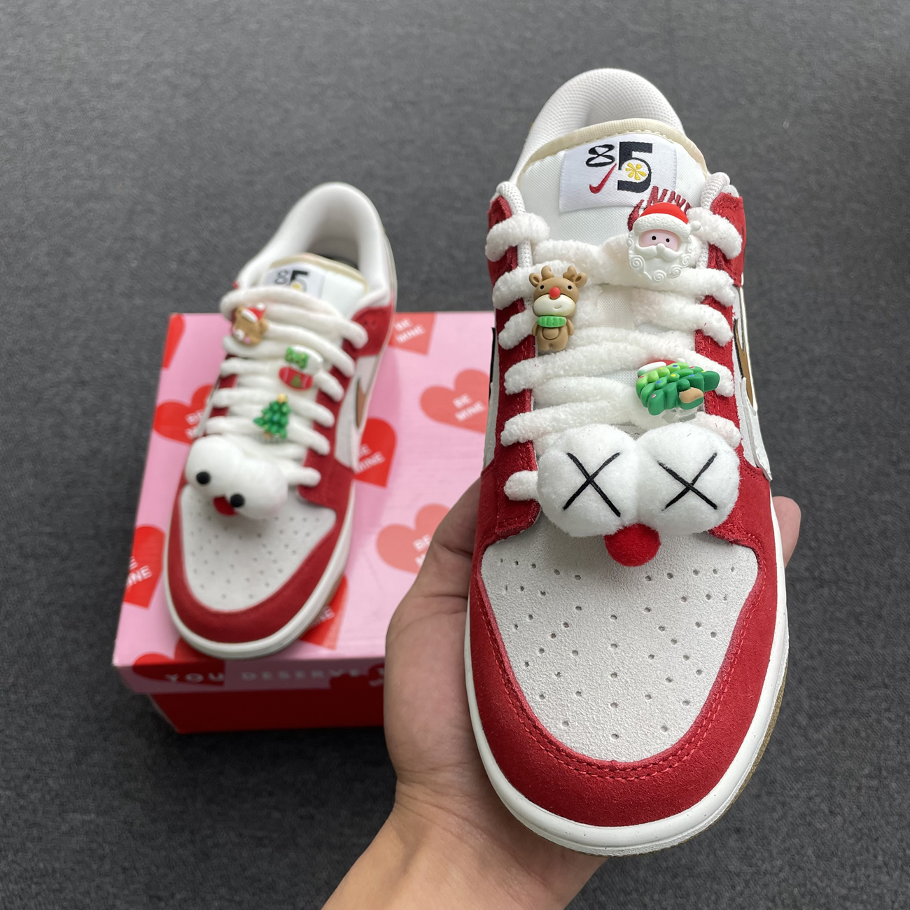 Nike Sb Dunk Low 85 Christmas Red White Brown Do9457 112 (11) - newkick.app