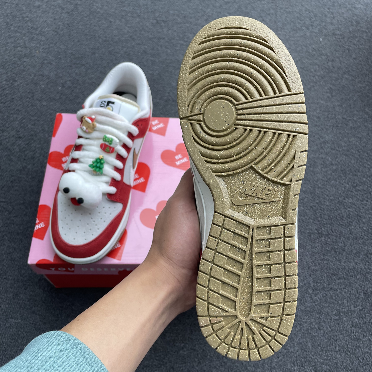 Nike Sb Dunk Low 85 Christmas Red White Brown Do9457 112 (14) - newkick.app