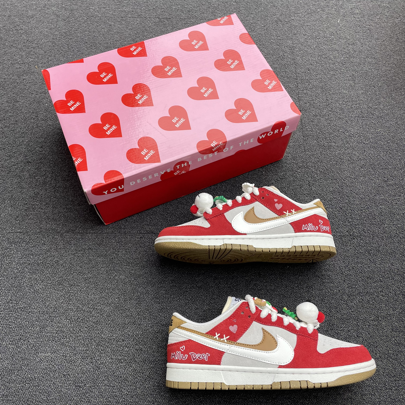 Nike Sb Dunk Low 85 Christmas Red White Brown Do9457 112 (5) - newkick.app