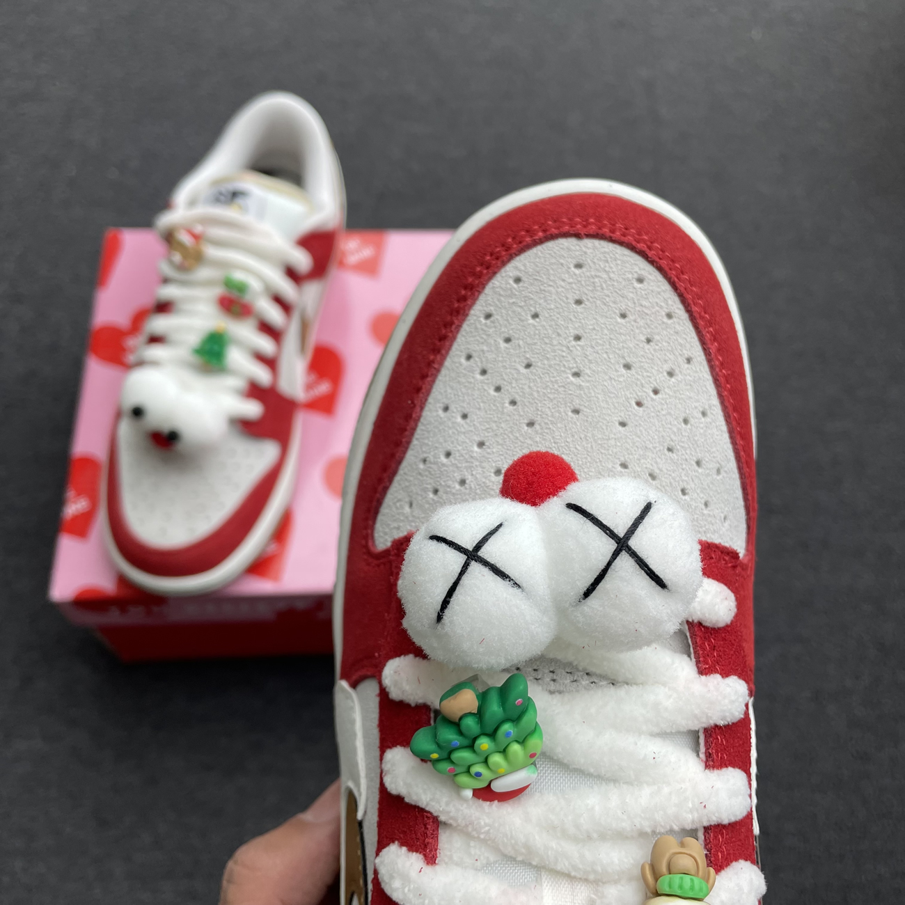 Nike Sb Dunk Low 85 Christmas Red White Brown Do9457 112 (8) - newkick.app