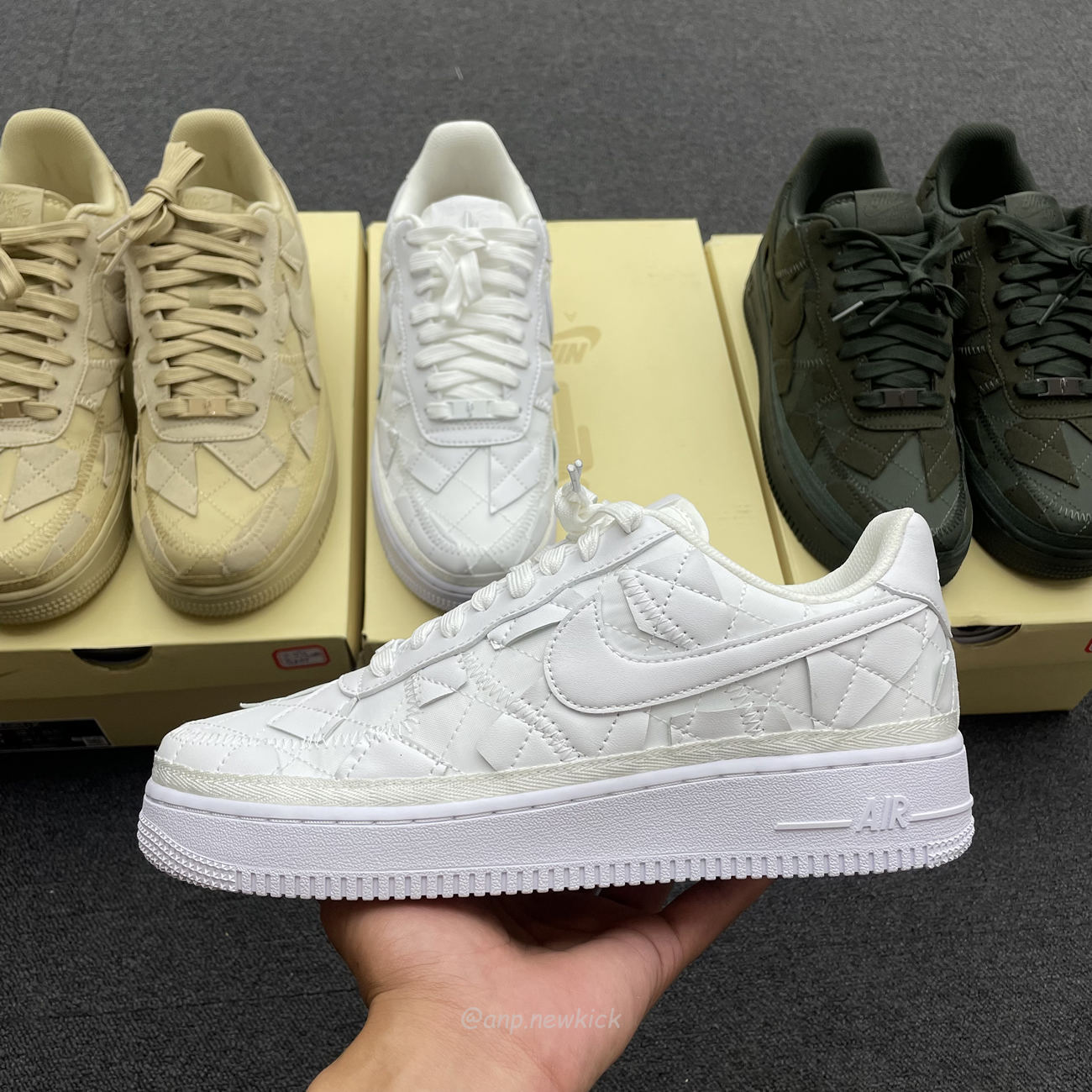 Nike Air Force 1 Low Sp Billie Eilish Mushroom Sequoia Triple White Dz3674 100 Dq4137 200 Dq4137 300 (2) - newkick.app