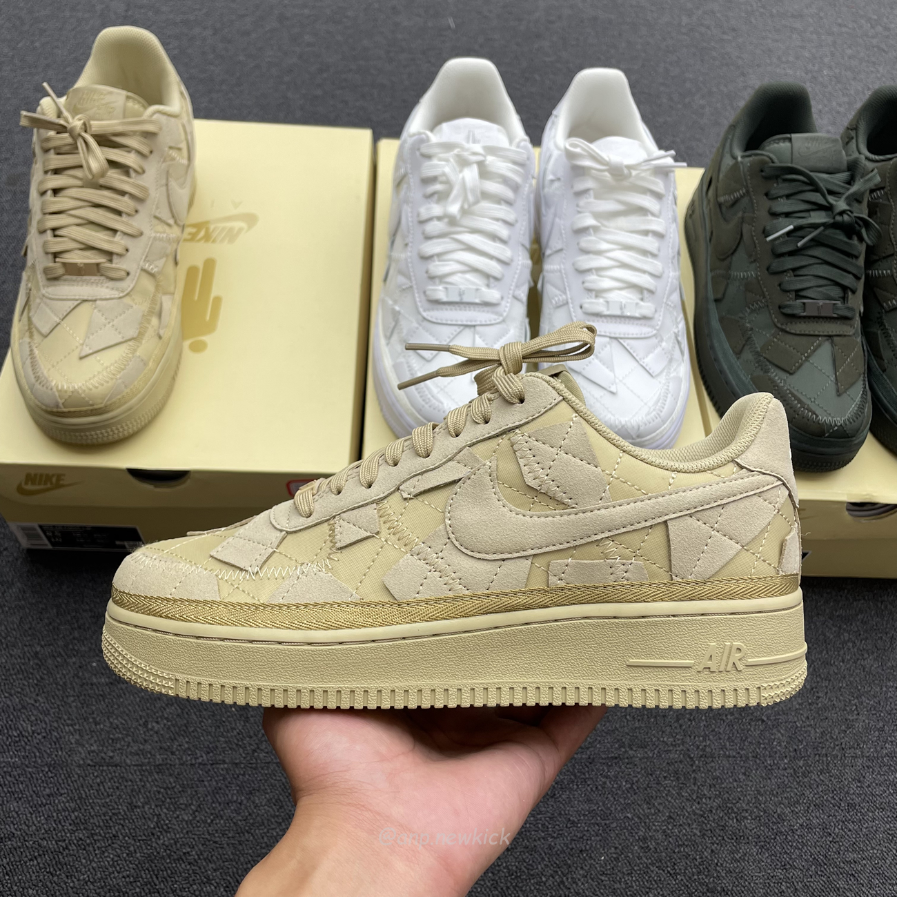 Nike Air Force 1 Low Sp Billie Eilish Mushroom Sequoia Triple White Dz3674 100 Dq4137 200 Dq4137 300 (36) - newkick.app