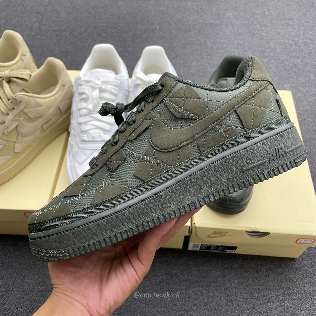 Nike Air Force 1 Low Sp Billie Eilish Mushroom Sequoia Triple White Dz3674 100 Dq4137 200 Dq4137 300 (6) - newkick.app