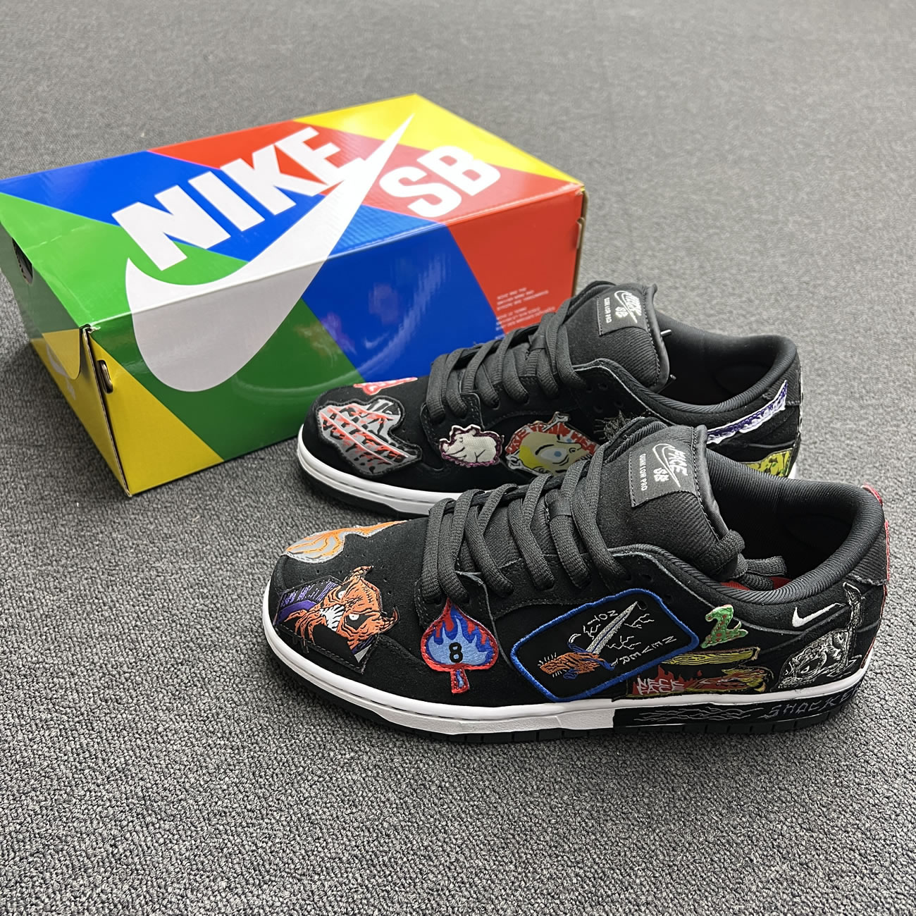 Nike Sb Dunk Low Pro Qs Neckface Dq4488 001 (4) - newkick.app