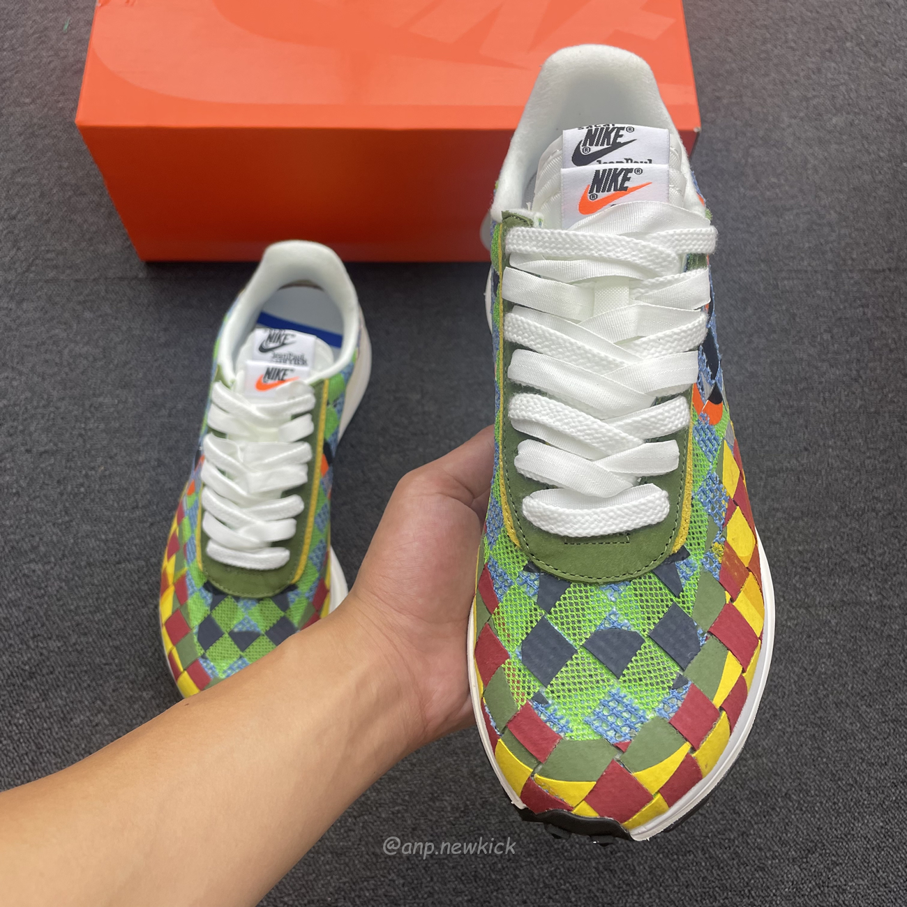 Sacai X Nike Waffe Woven White Green Gusto Dr5209 300 Dr5209 100 (9) - newkick.app