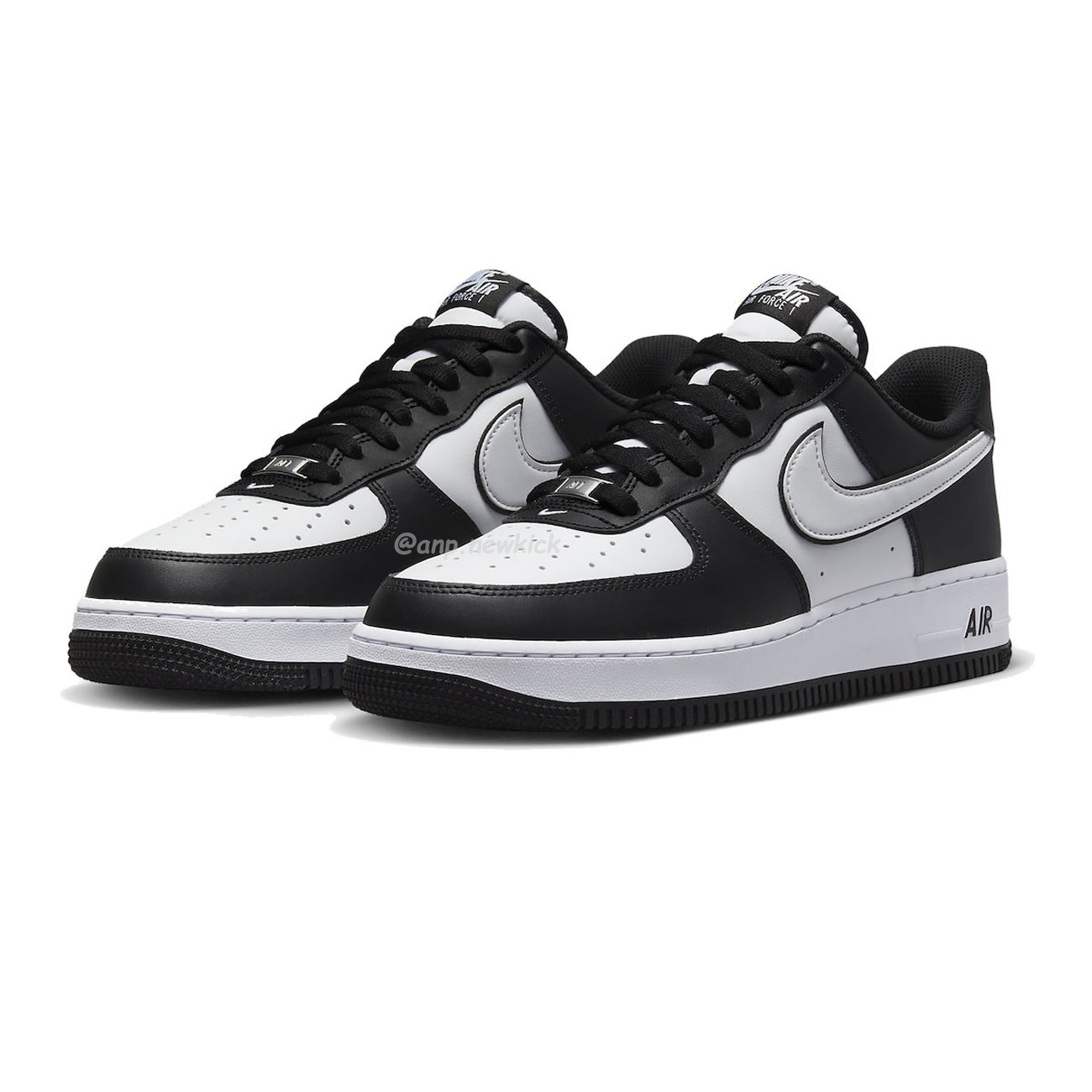 Nike Air Force 1 07 Low White Black Outline Swoosh White Swoosh Panda Dv0788 103 Dv0788 001 (16) - newkick.app