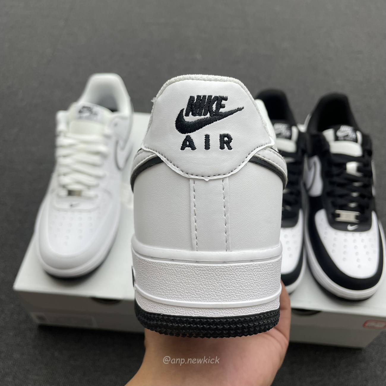 Nike Air Force 1 07 Low White Black Outline Swoosh White Swoosh Panda Dv0788 103 Dv0788 001 (3) - newkick.app