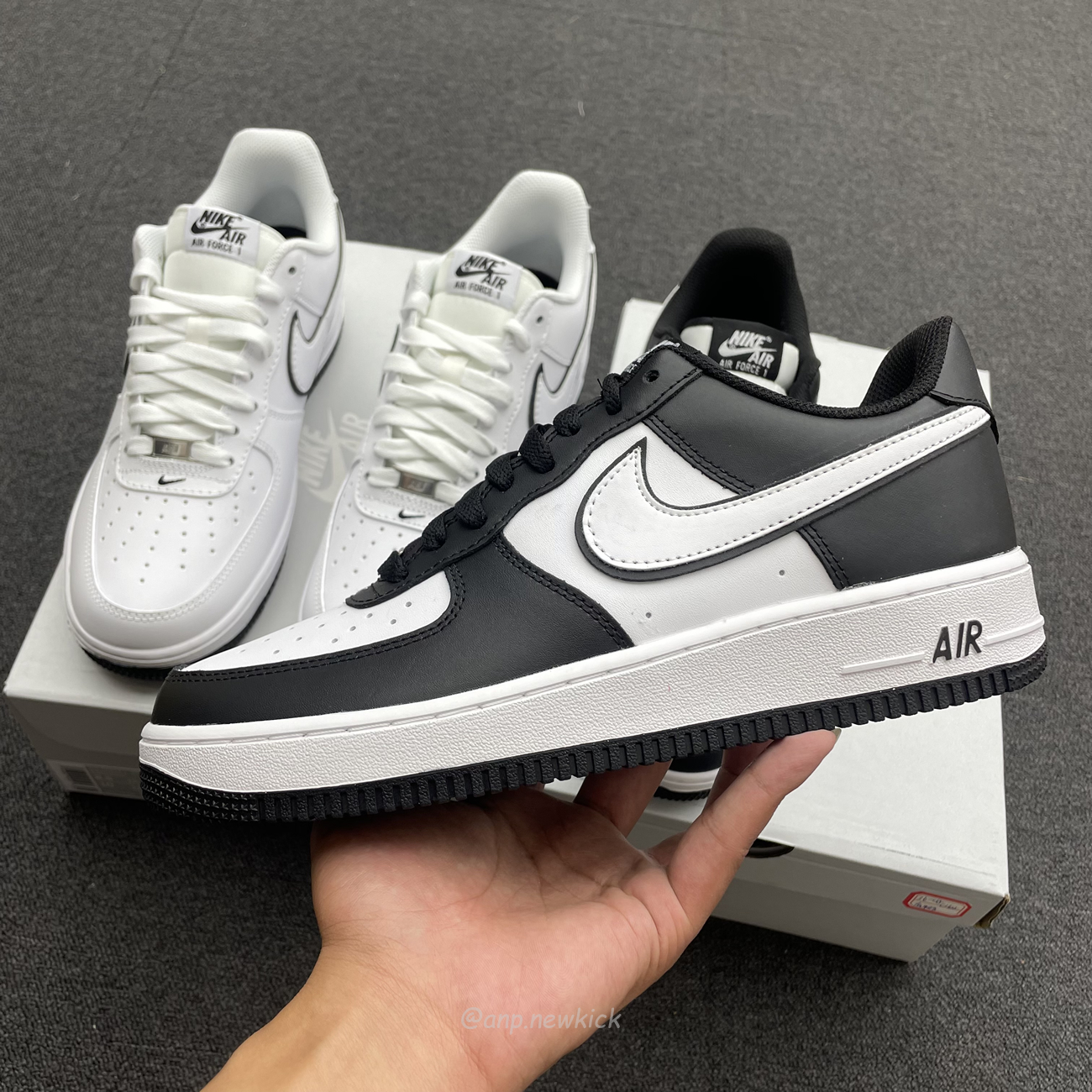 Nike Air Force 1 07 Low White Black Outline Swoosh White Swoosh Panda Dv0788 103 Dv0788 001 (4) - newkick.app