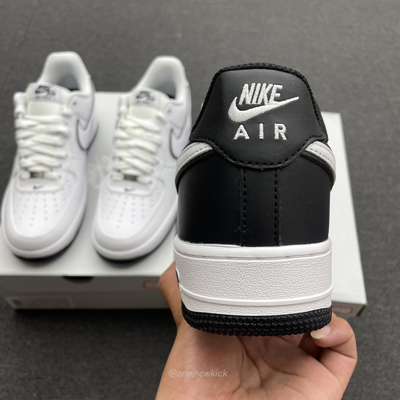 Nike Air Force 1 07 Low White Black Outline Swoosh White Swoosh Panda Dv0788 103 Dv0788 001 (6) - newkick.app