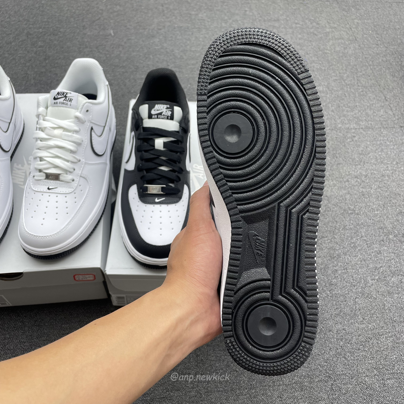 Nike Air Force 1 07 Low White Black Outline Swoosh White Swoosh Panda Dv0788 103 Dv0788 001 (7) - newkick.app