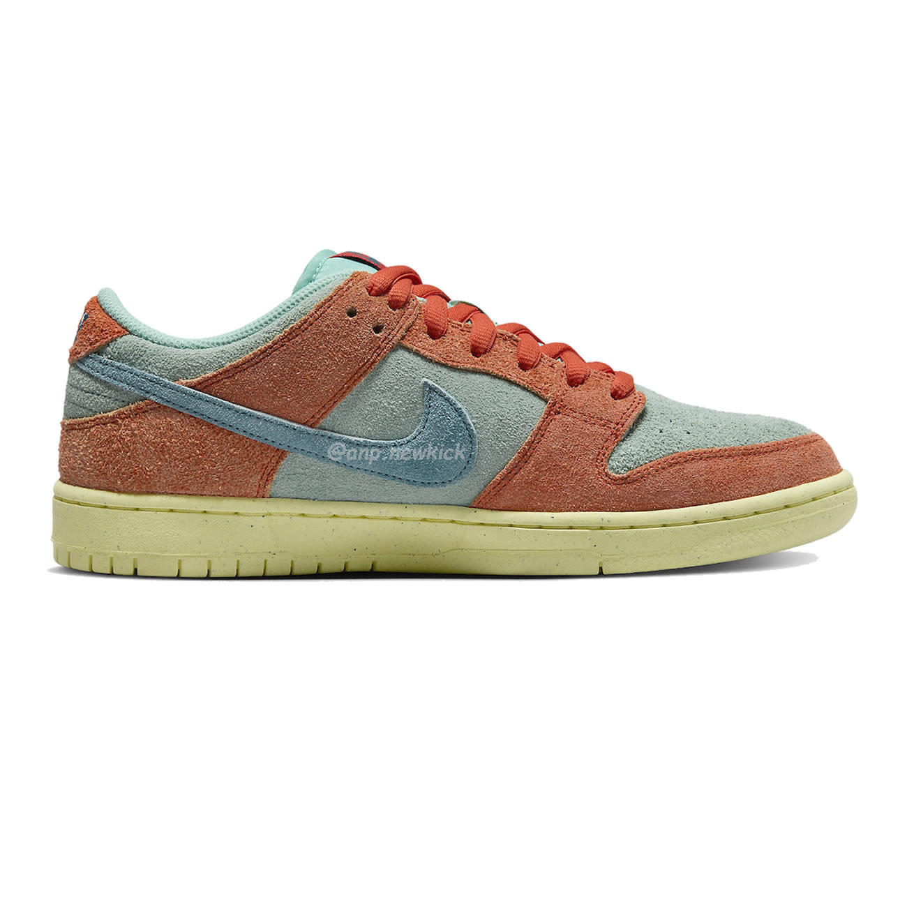 Nike Sb Dunk Low Orange Emerald Rise Dv5429 800 (3) - newkick.app