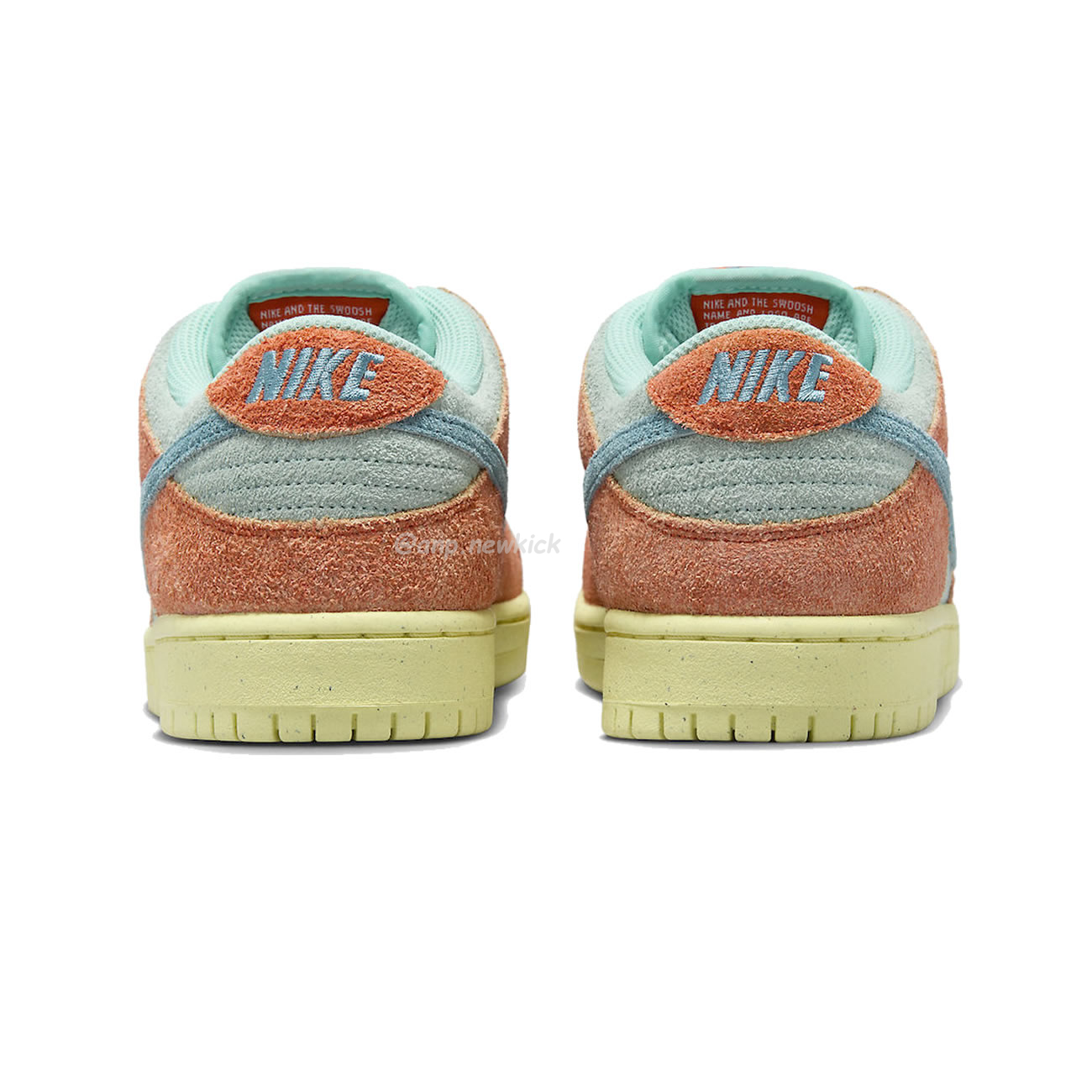 Nike Sb Dunk Low Orange Emerald Rise Dv5429 800 (5) - newkick.app