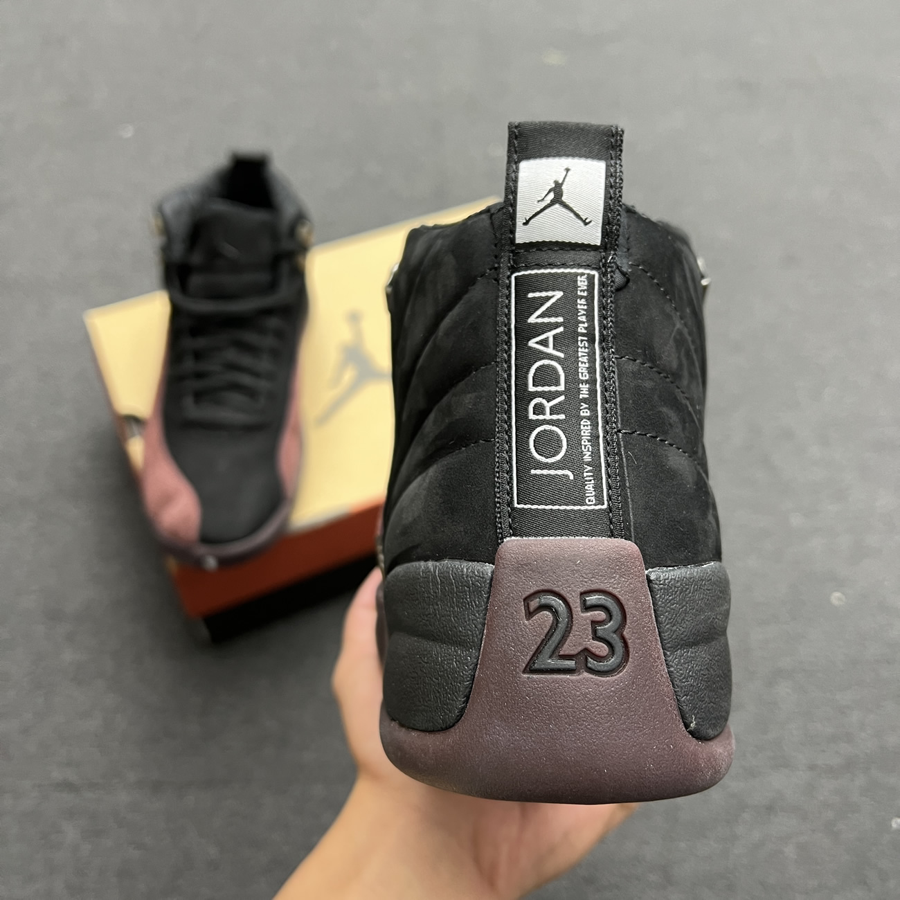 Air Jordan 12 Retro A Ma Maniére Black Dv6989 001 (10) - newkick.app