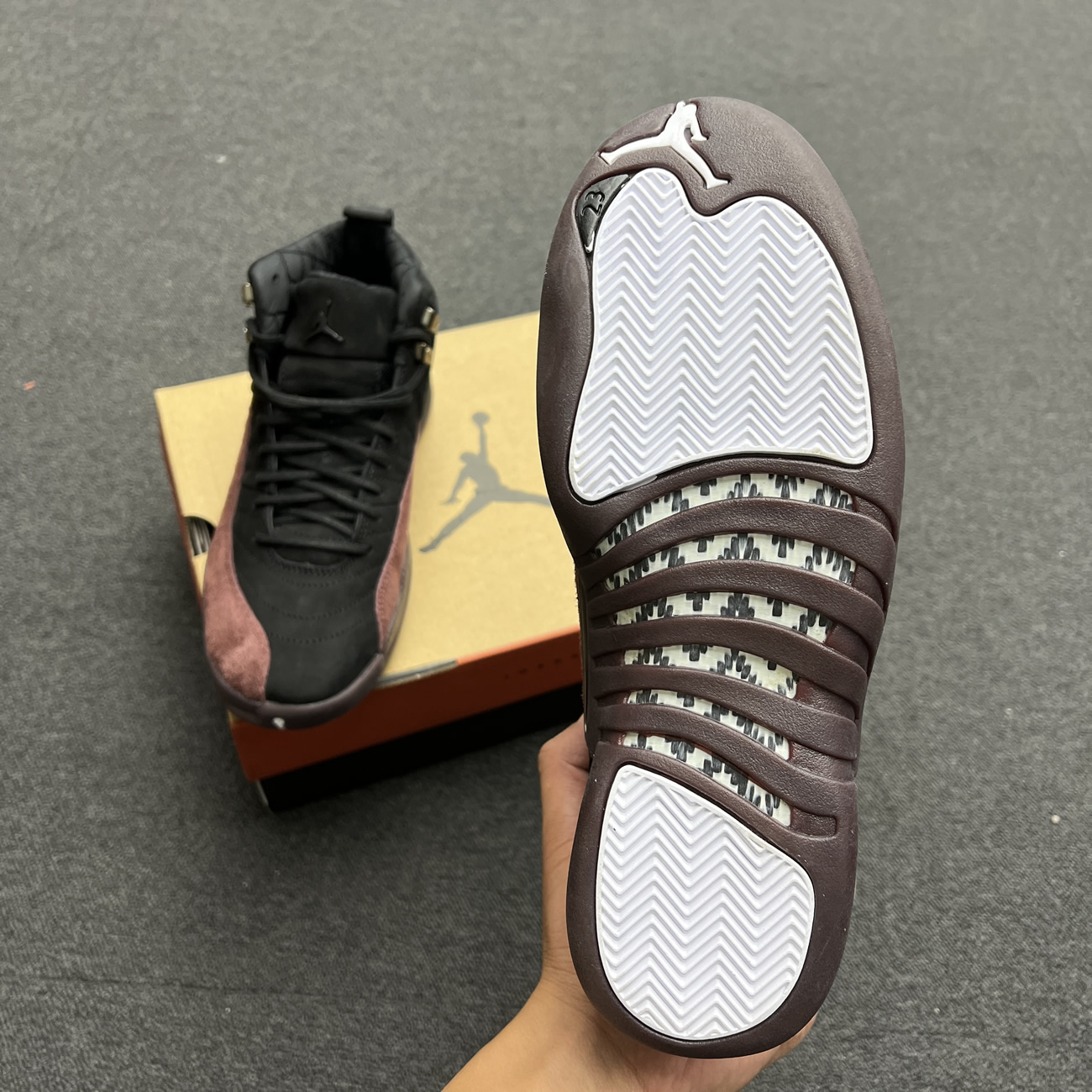 Air Jordan 12 Retro A Ma Maniére Black Dv6989 001 (11) - newkick.app