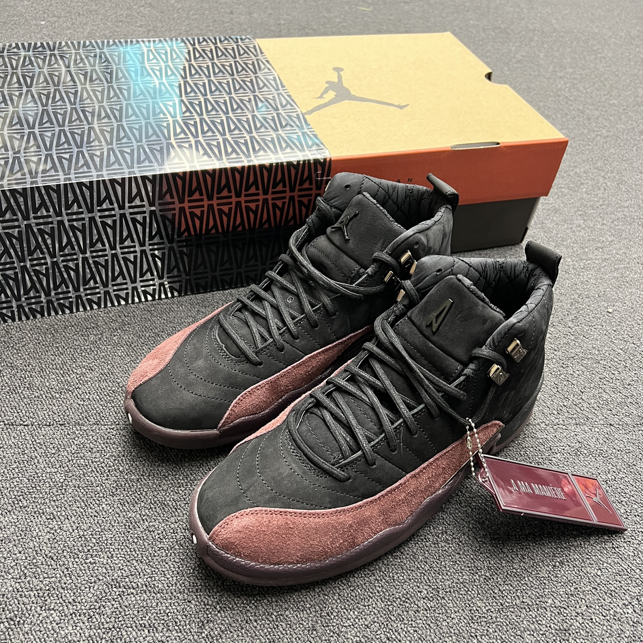 Air Jordan 12 Retro A Ma Maniére Black Dv6989 001 (12) - newkick.app