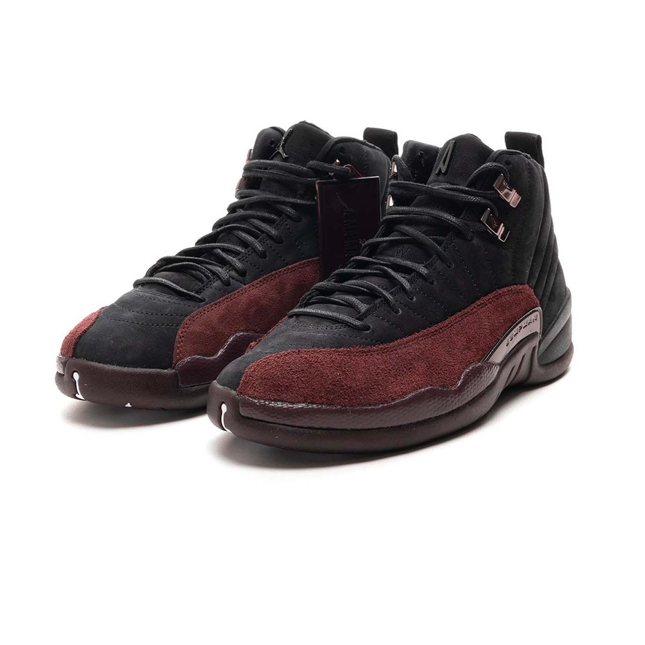 Air Jordan 12 Retro A Ma Maniére Black Dv6989 001 (3) - newkick.app