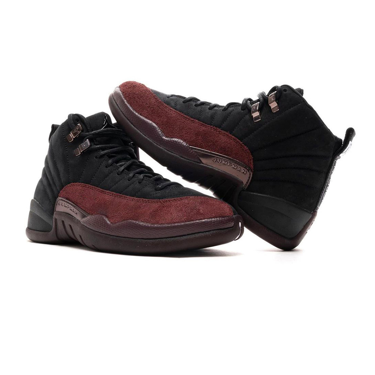 Air Jordan 12 Retro A Ma Maniére Black Dv6989 001 (4) - newkick.app