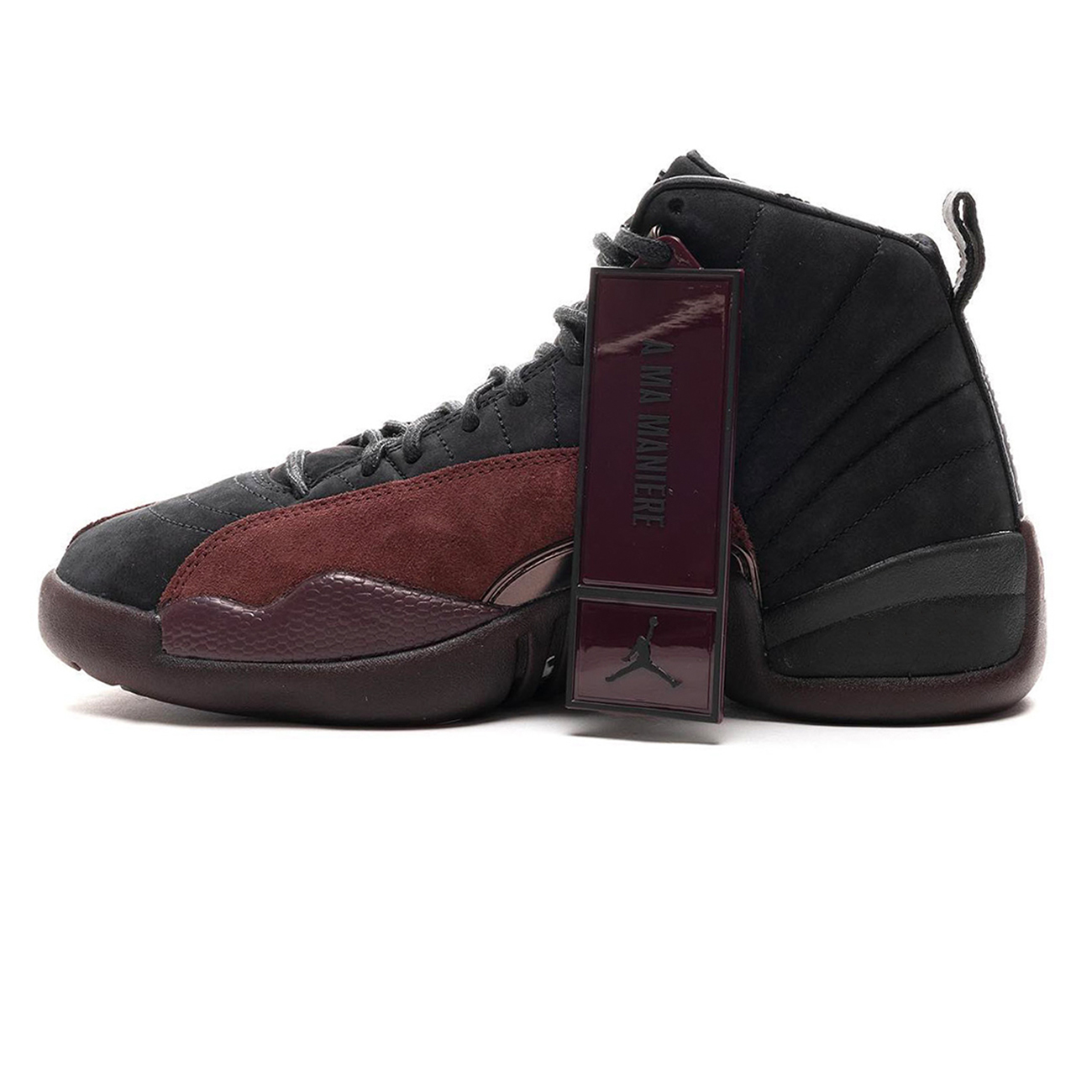 Air Jordan 12 Retro A Ma Maniére Black Dv6989 001 (6) - newkick.app