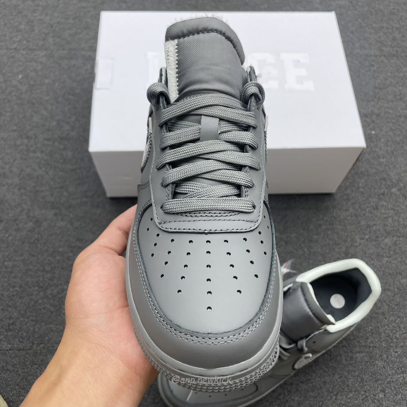 Nike Air Force 1 Low Off White Ghost Grey Dx1419 500 (4) - newkick.app