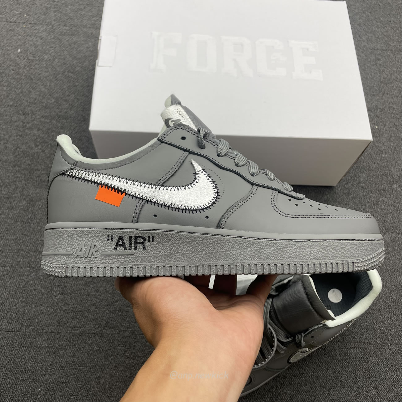 Nike Air Force 1 Low Off White Ghost Grey Dx1419 500 (9) - newkick.app