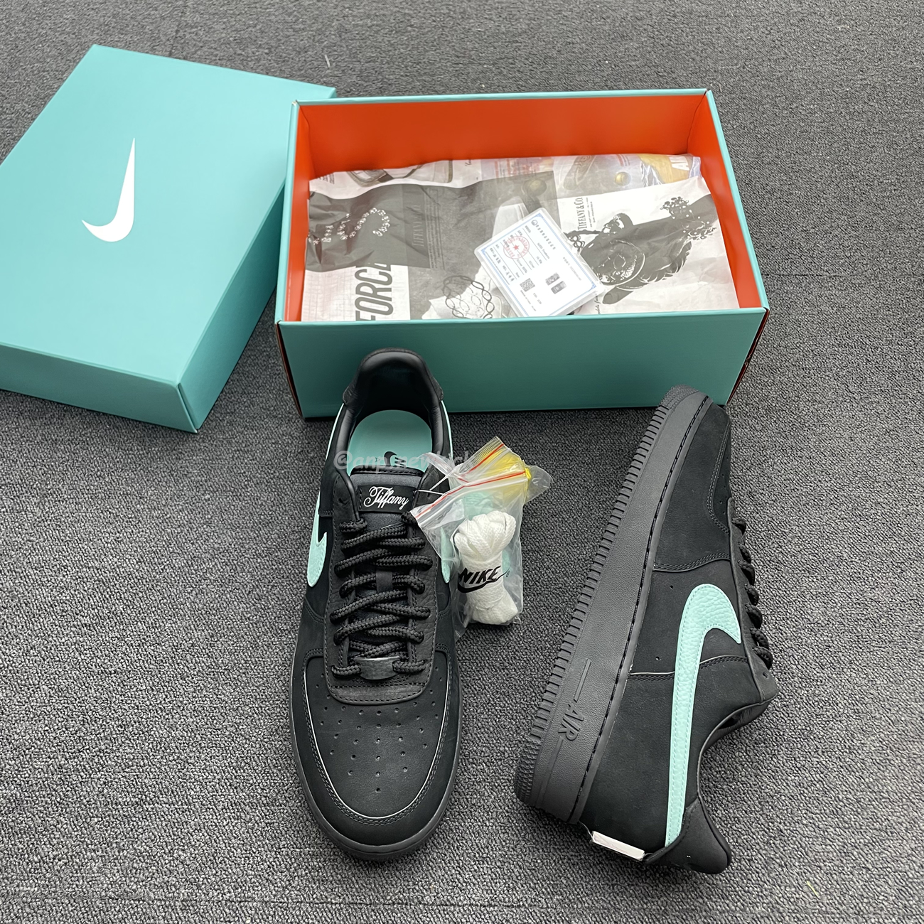 Nike Air Force 1 Low Tiffany Co 1837 Dz1382 001 (37) - newkick.app