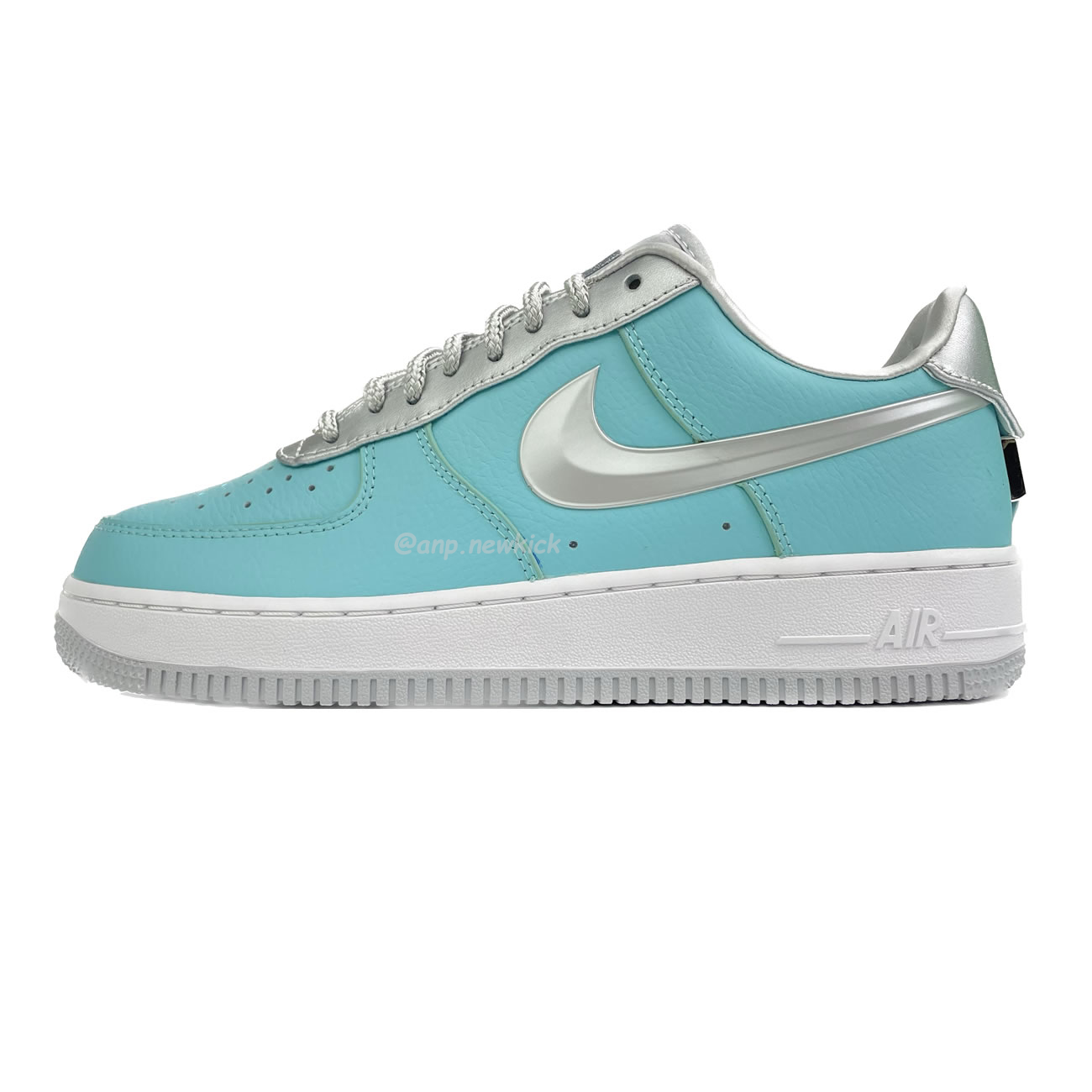 Nike Air Force 1 Low Tiffany Co 1837 Blue Silver Dz1382 003 (1) - newkick.app