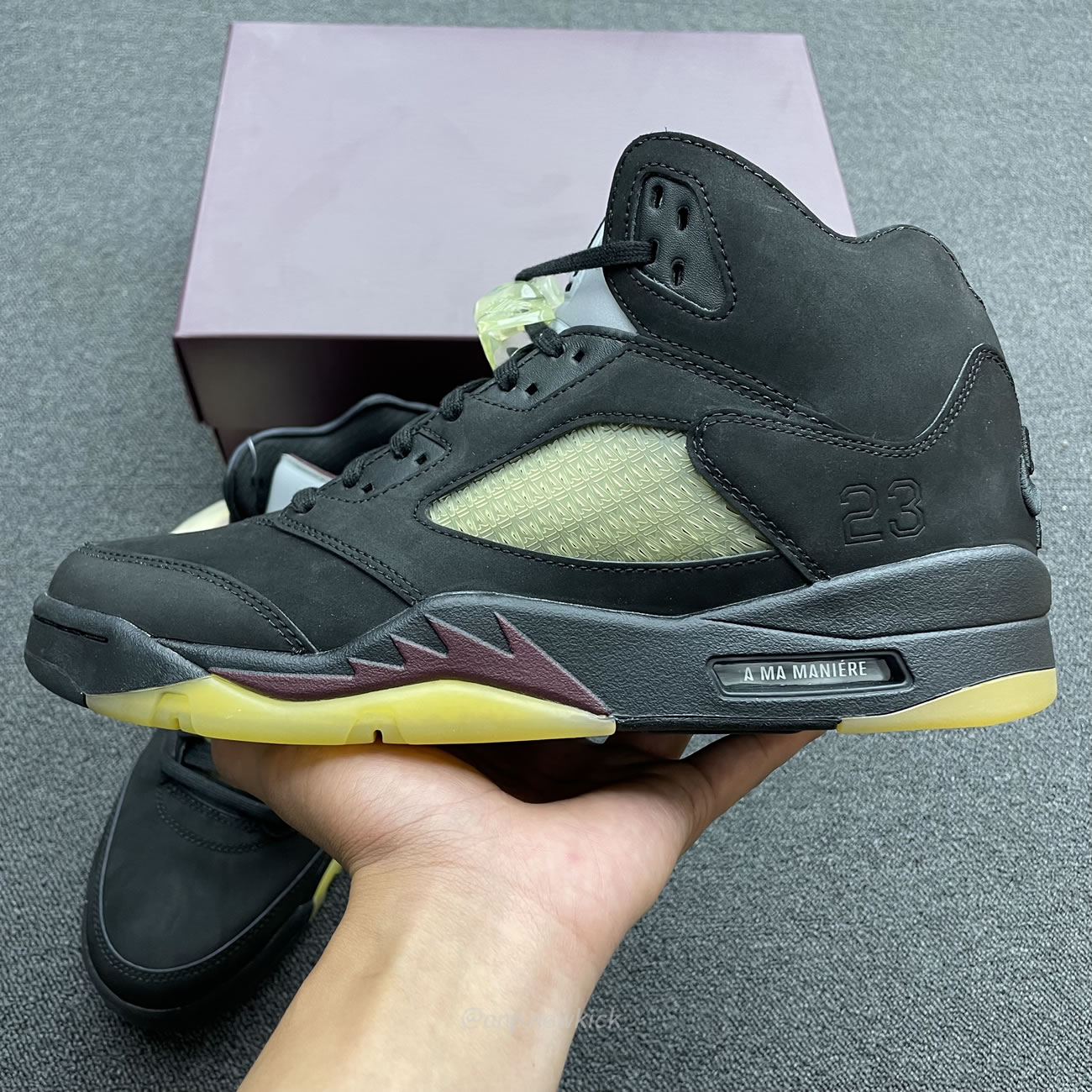 Air Jordan 5 Retro Sp A Ma Maniére Black Fd1330 001 (5) - newkick.app