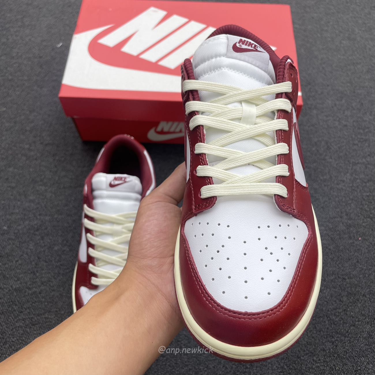 Nike Dunk Low Prm Vintage Team Red Fj4555 100 (8) - newkick.app