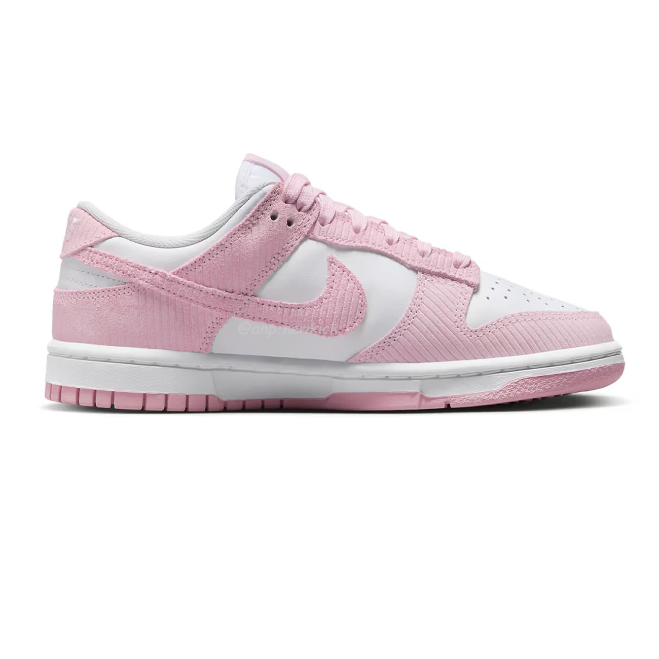 Nike Dunk Low Pink Corduroy Fn7167 100 (10) - newkick.app