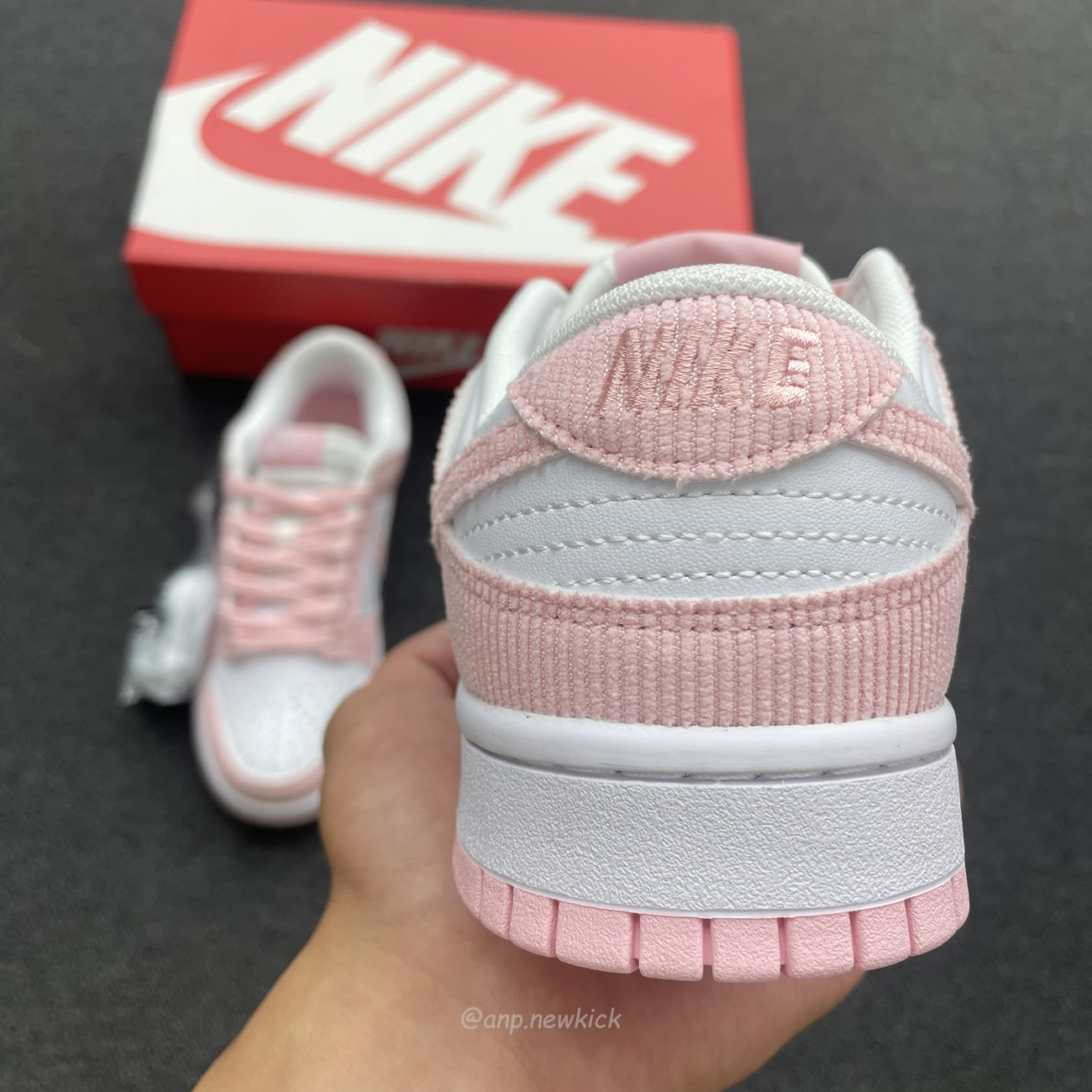 Nike Dunk Low Pink Corduroy Fn7167 100 (13) - newkick.app