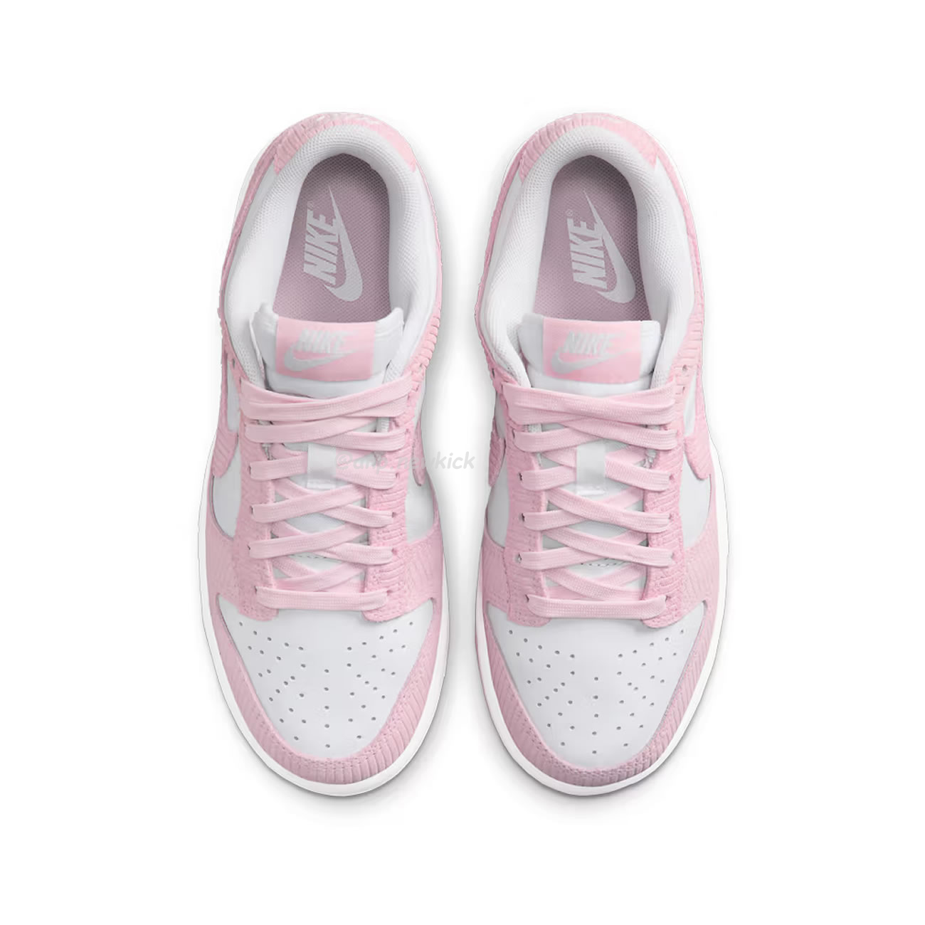 Nike Dunk Low Pink Corduroy Fn7167 100 (2) - newkick.app