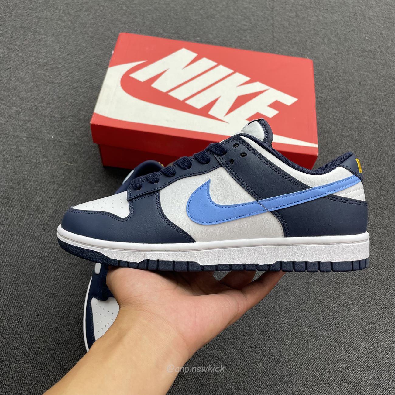 Nike Dunk Low Midnight Navy University Blue Fn7800 400 (10) - newkick.app