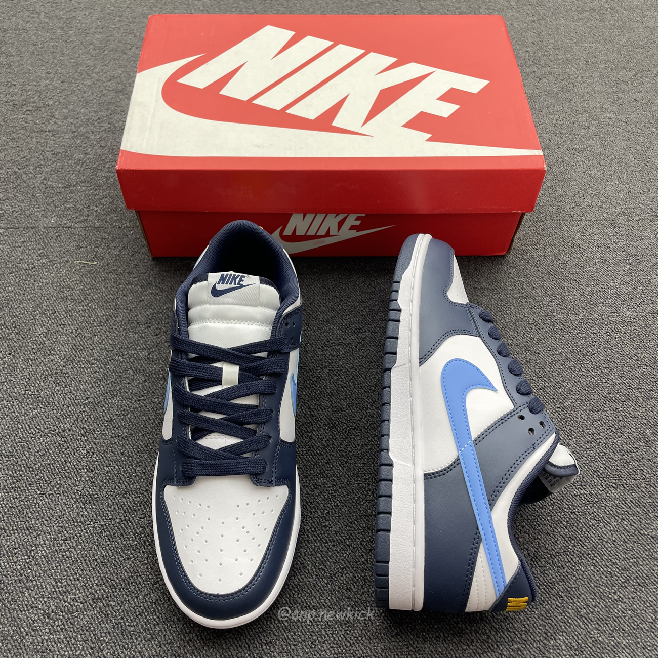 Nike Dunk Low Midnight Navy University Blue Fn7800 400 (12) - newkick.app