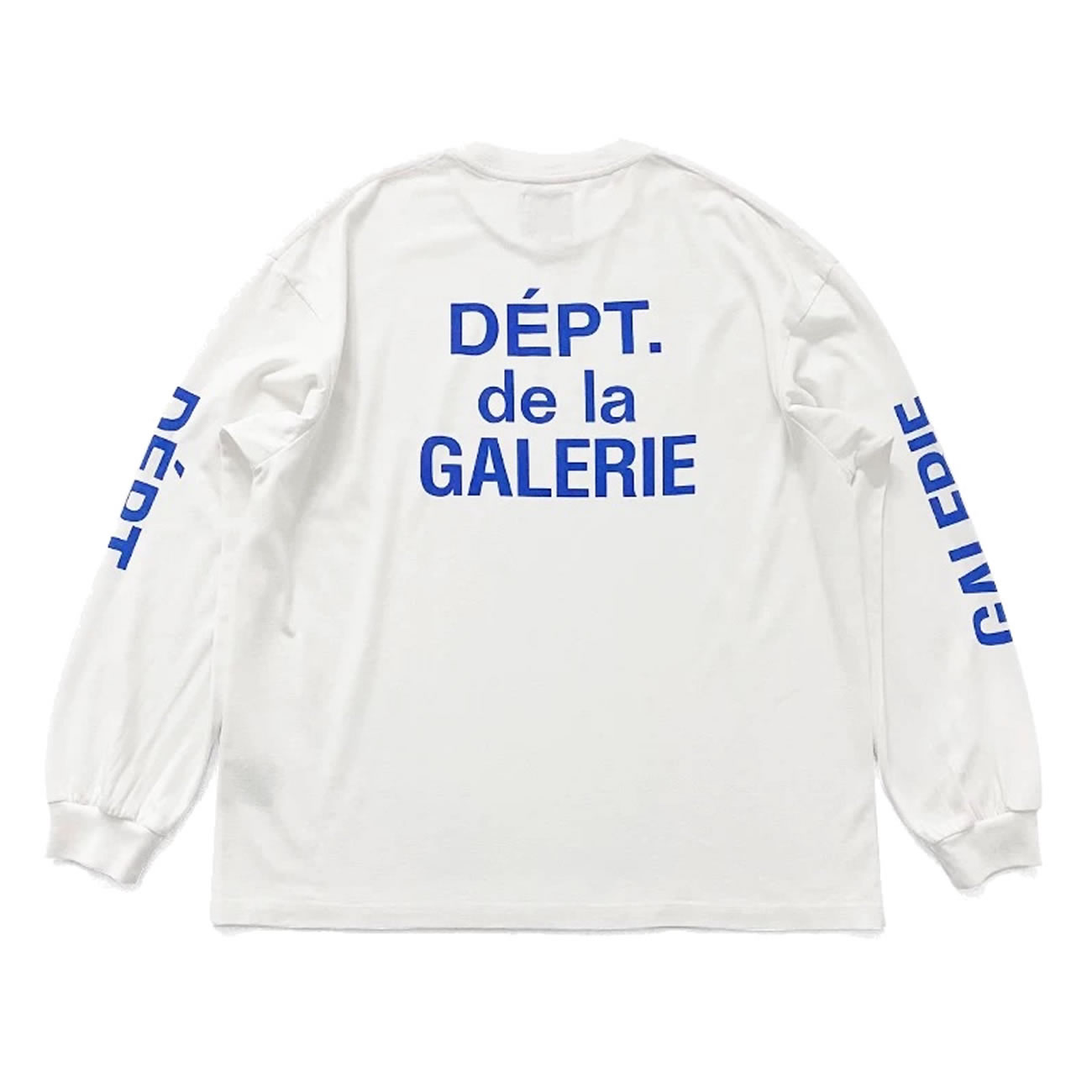 Gallery Dept. French Collector L S Tee White Blue Fw21 (1) - newkick.app